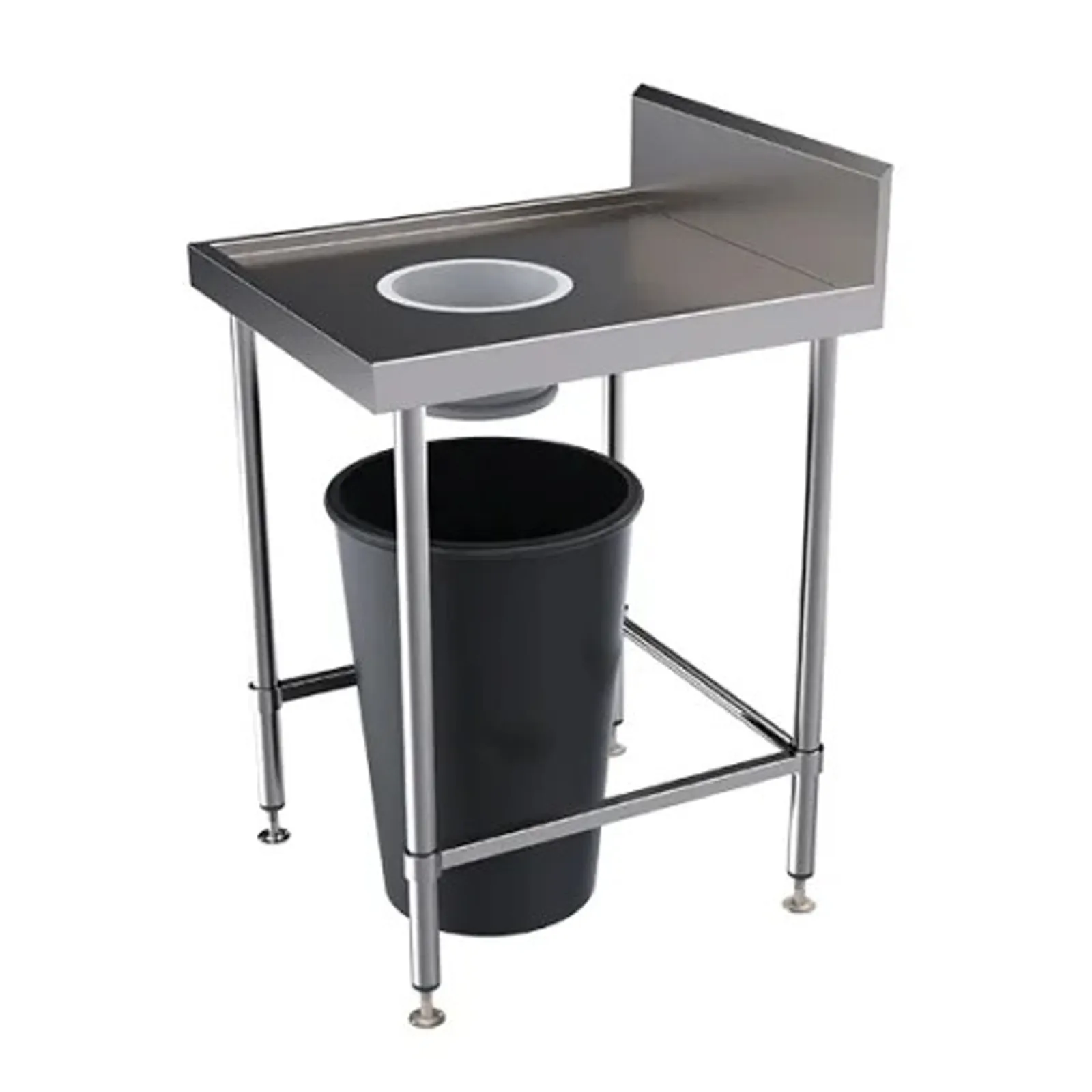 Sink Bench with Scrape Hole