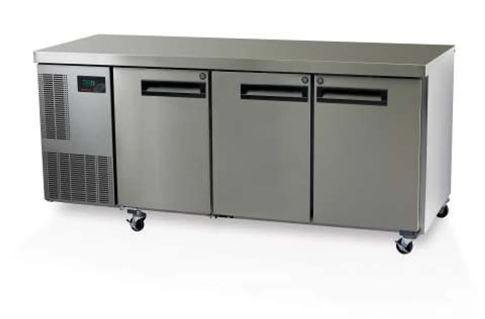 Three Door Solid Under Bench Fridge
