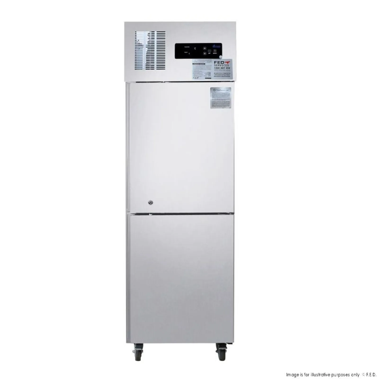 Upright Solid Door Fridge