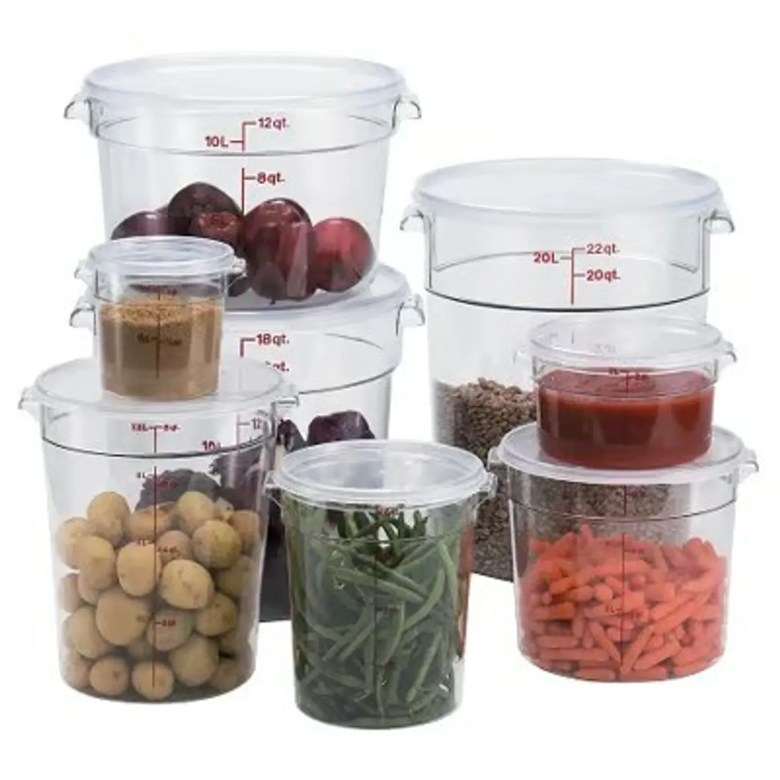Round Storage Containers