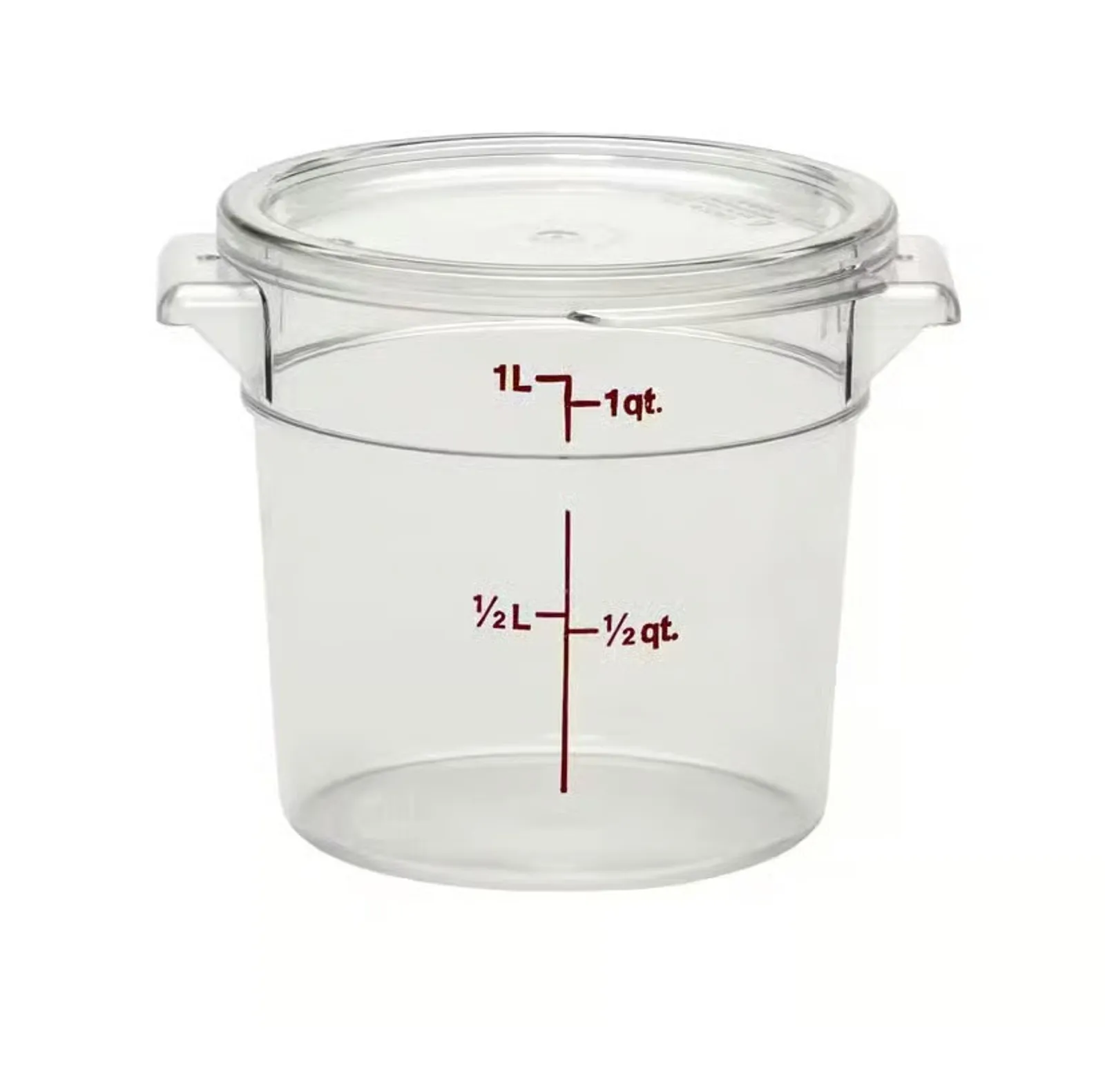 Polycarbonate Round Storage Containers