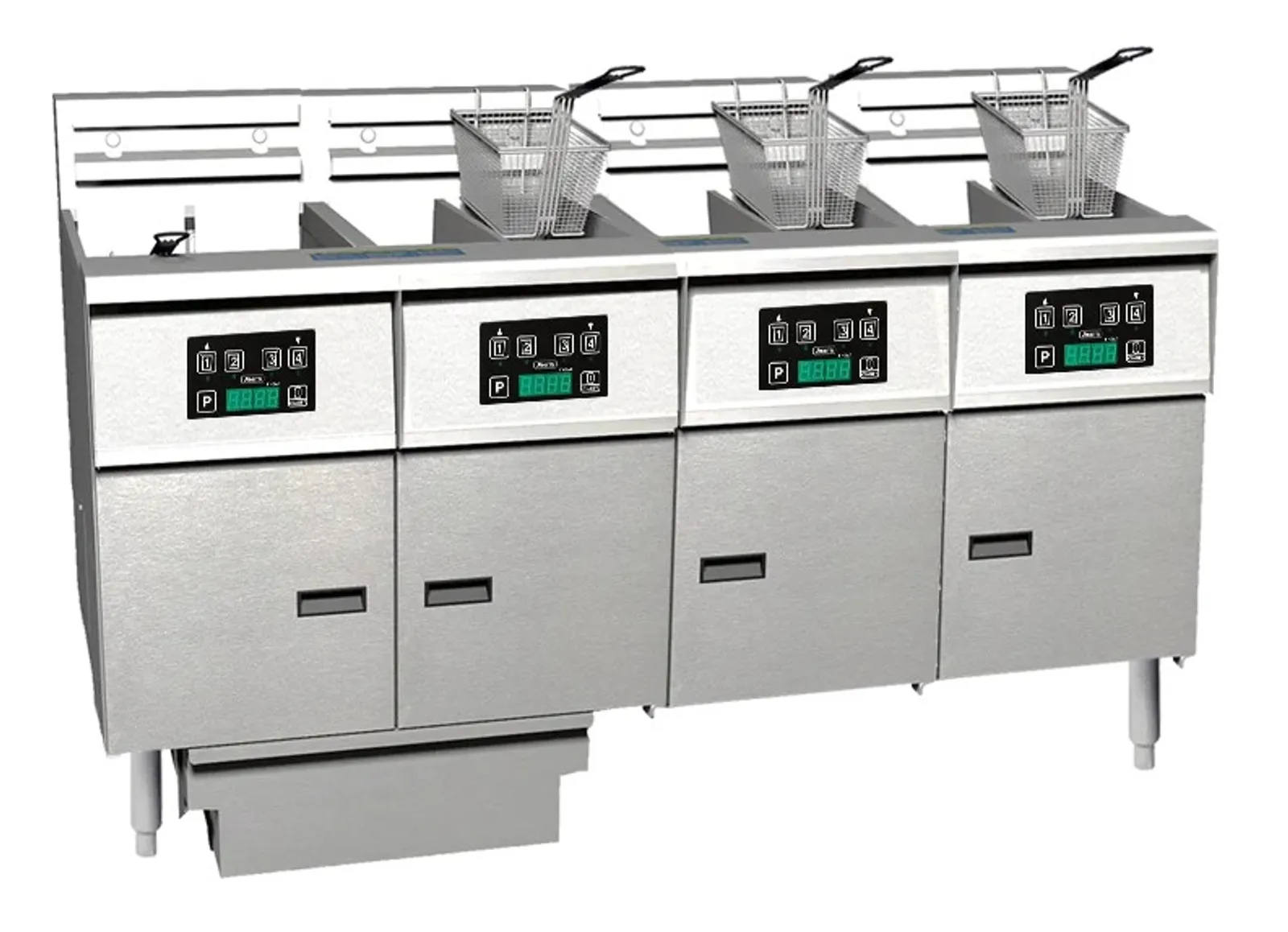 Anets FDAEP414C Platinum Series - 4 Bank Fryer Filter Drawer