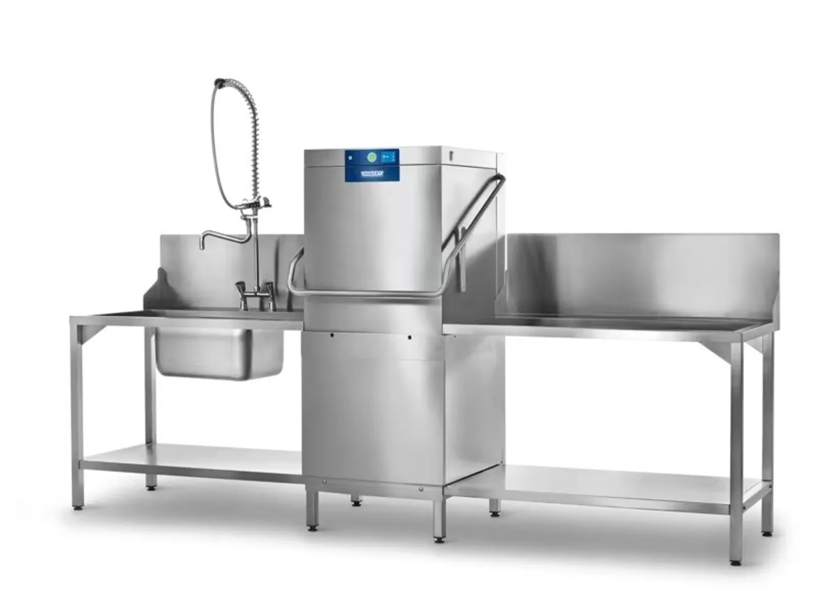 Hobart PROFI AMX-VHL Dishwasher with Vapostop & Auto Hood Lift