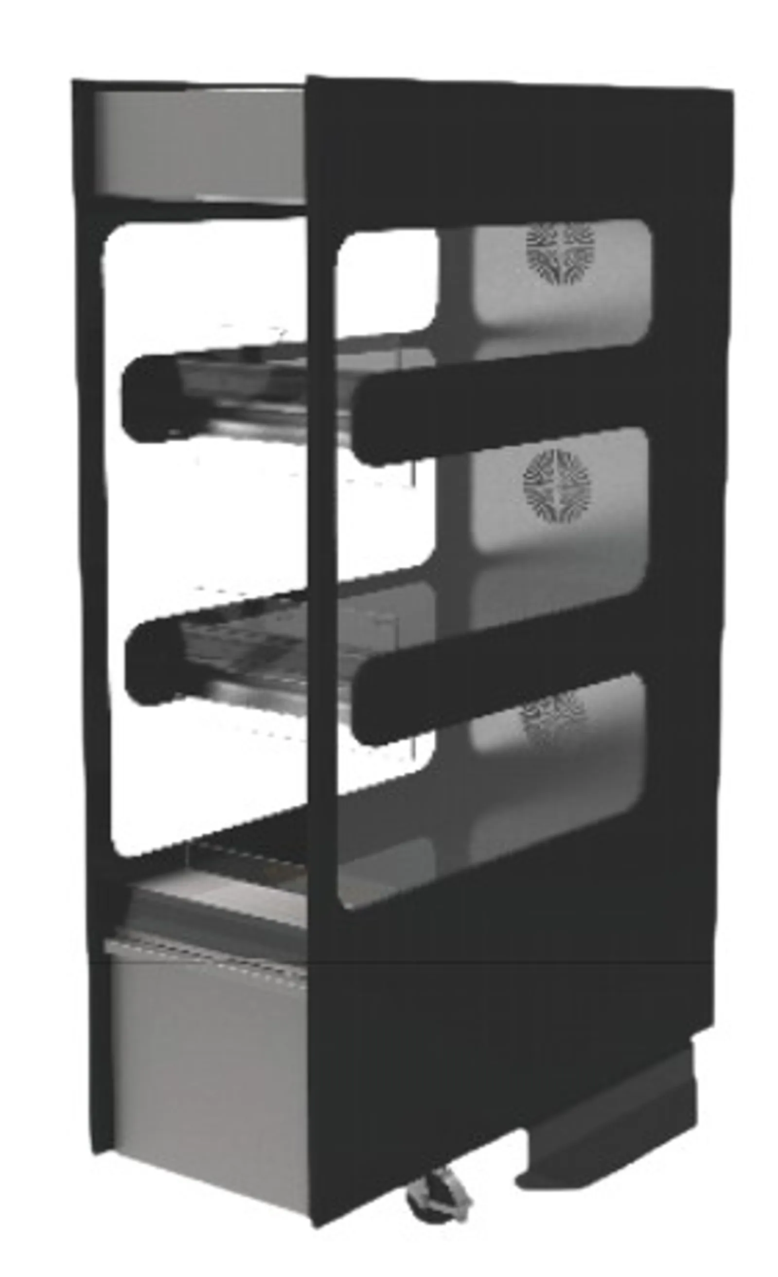 Flexeserve NUE-FXZNA40S3Q - 3 Tier Floor Standing Hot Food Display 356mm