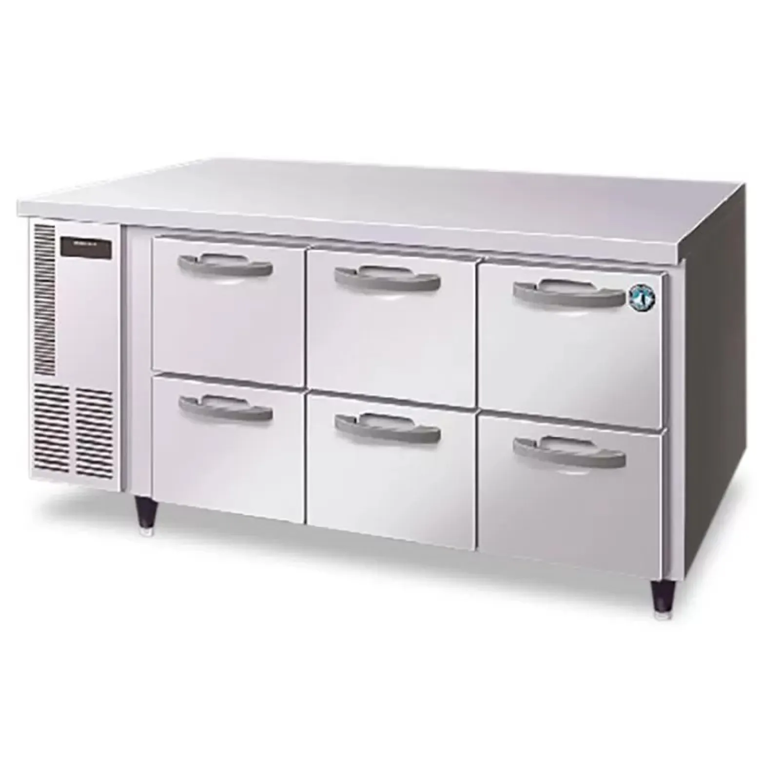 Hoshizaki RTC-125DEA-GN-6D 6 Drawer 100mm Deep Gastronorm Underbench Refrigerator