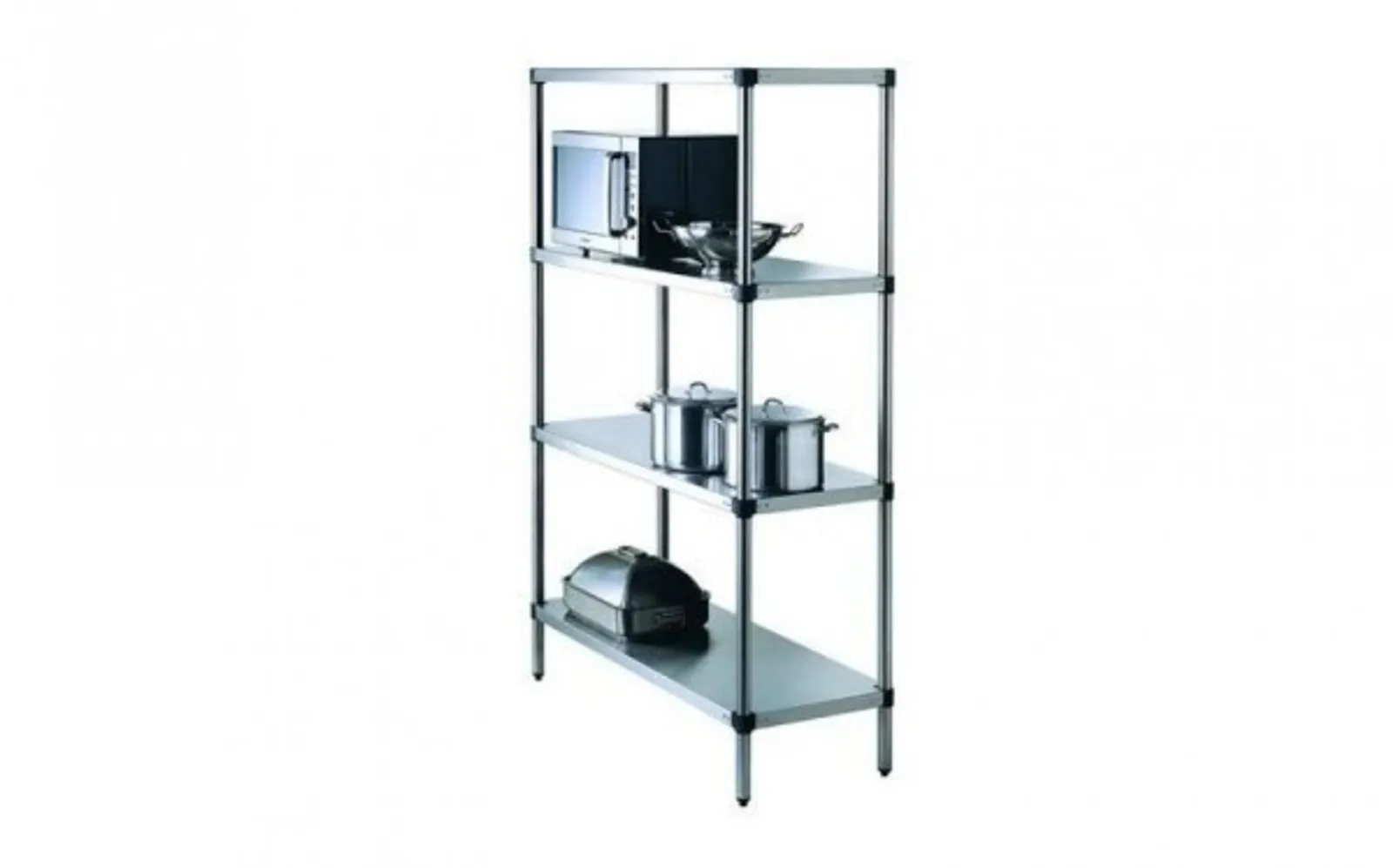 Simply Stainless SS17.1200SS Adjustable 4 Tier Shelving - 1200mm -  Stainless Steel