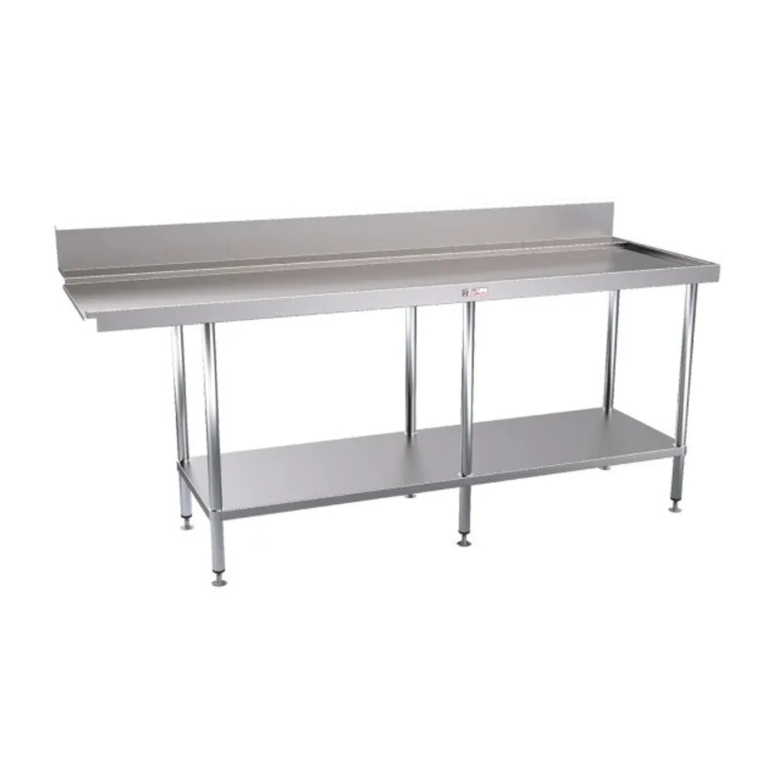 Simply Stainless SS07.7.1800.R Dishwasher Outlet Bench (700 Series) - 1800mm - Right Hand Outlet