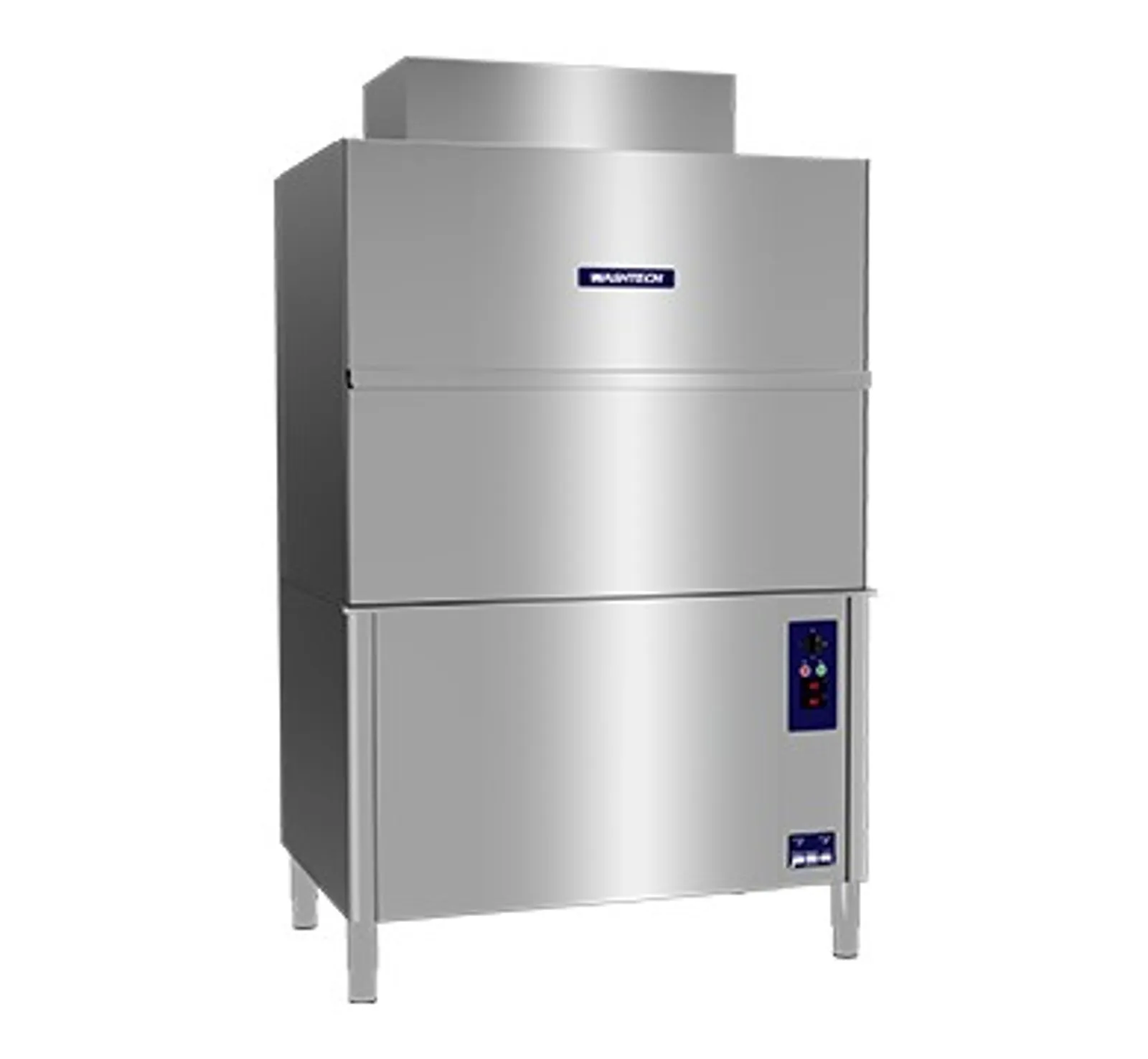 Washtech PW2C - Wide Body Front Loading Warewasher with Heat Recovery Unit