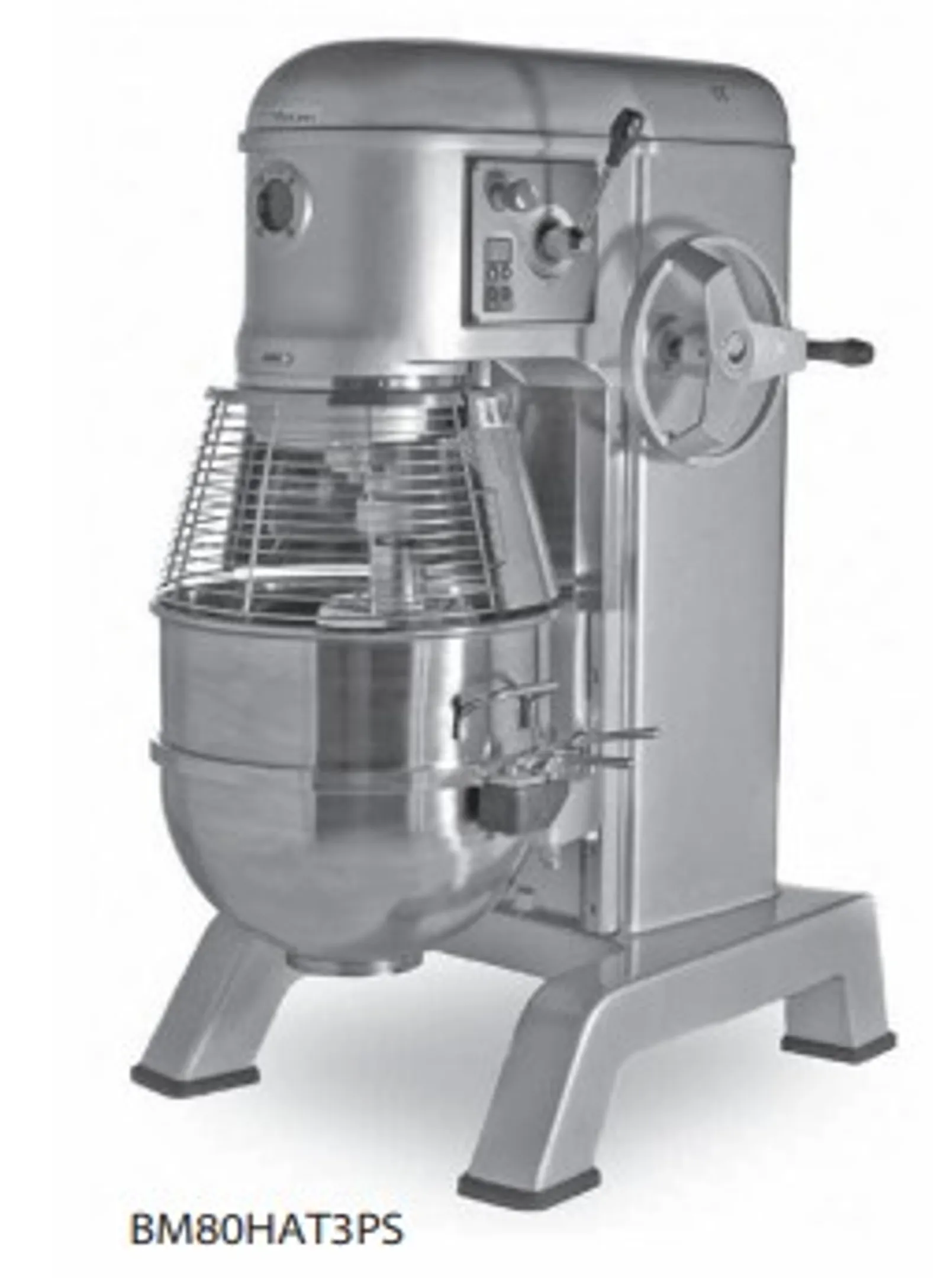 Paramount BM80HAT3PS - 80 Litre Planetary Mixer - HUB Attachment Drive
