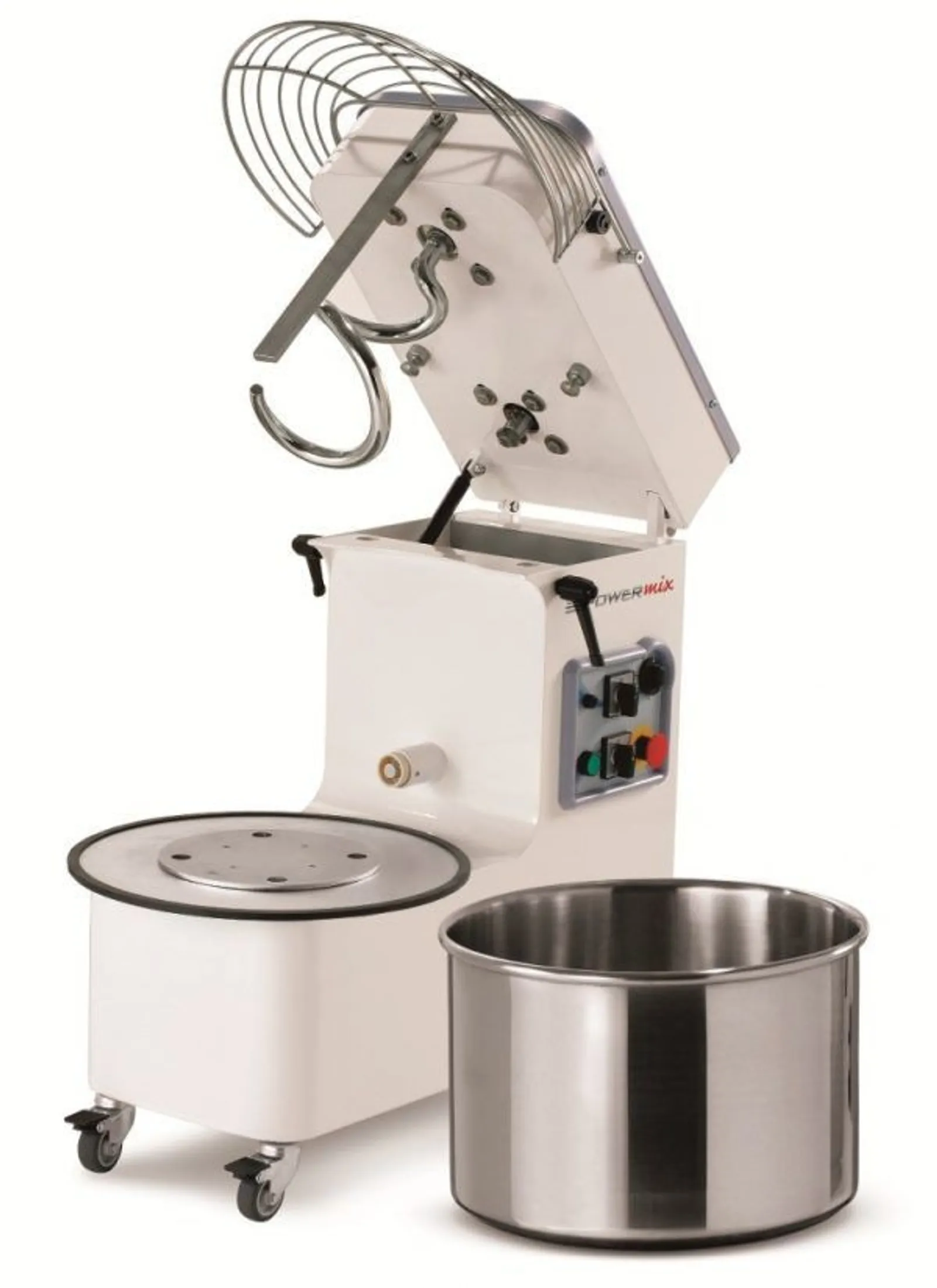 Mecnosud SMM0044 Tilting Head Removable Bowl Spiral Mixer 50Lt