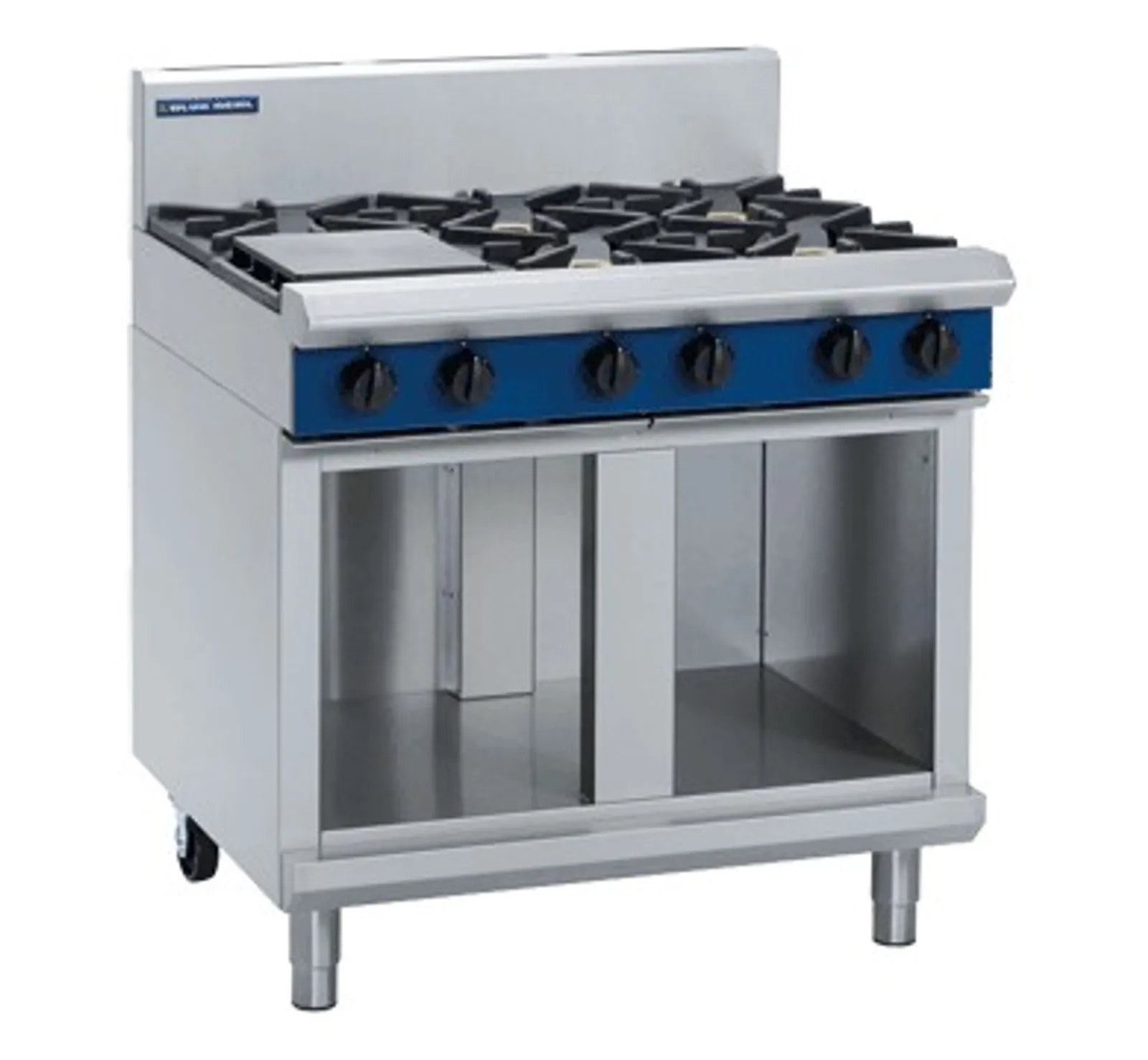 Blue Seal Evolution Series G516D-CB - 900mm Gas Cooktop - Cabinet Base