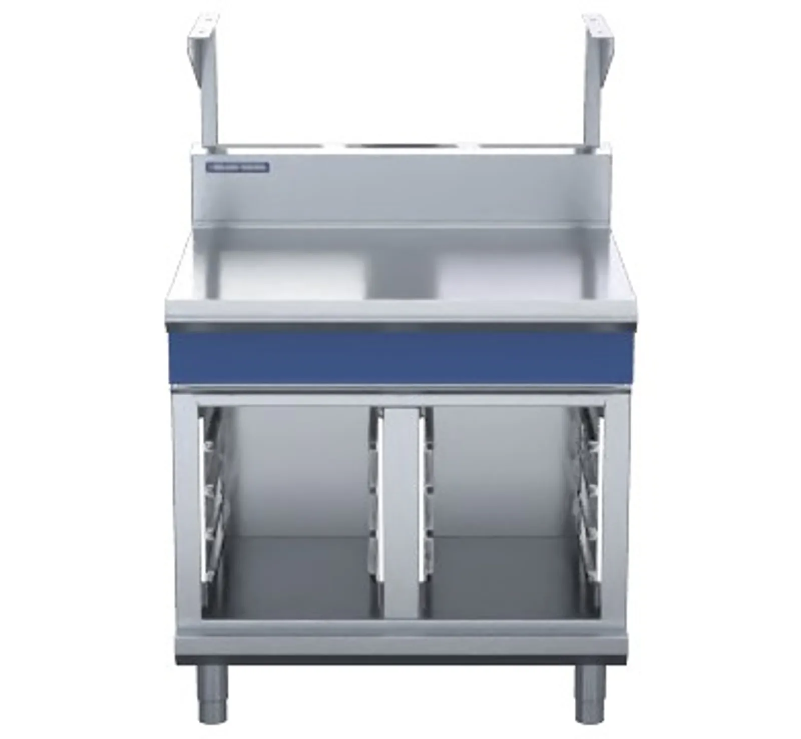 Blue Seal Evolution Series B90S-CB - 900mm Bench Top With Salamander Support Cabinet Base