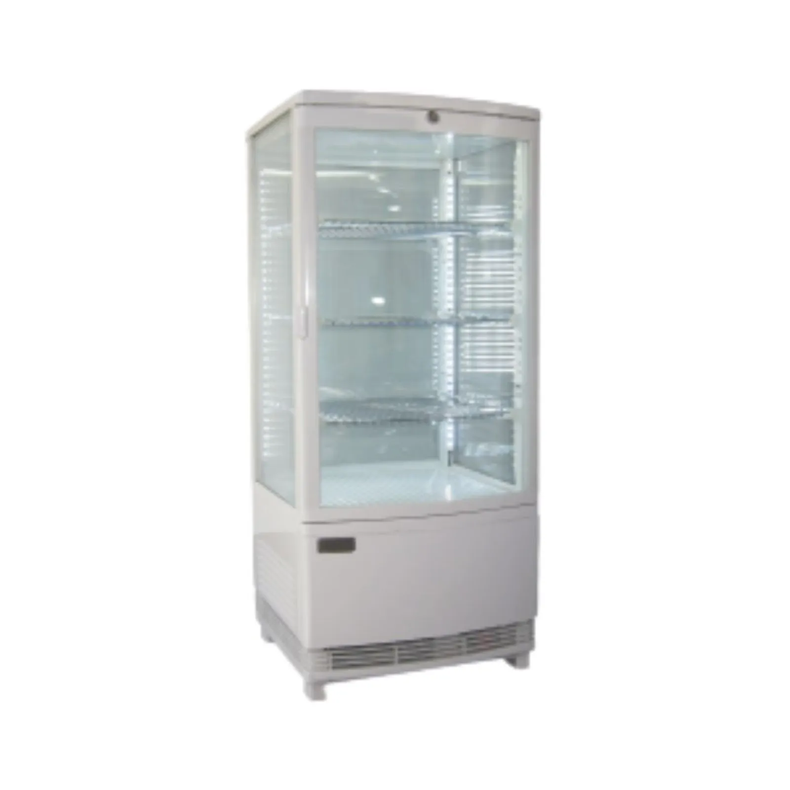 Exquisite CTD78LED Four Sided Glass Counter Top Display Refrigerators with LED