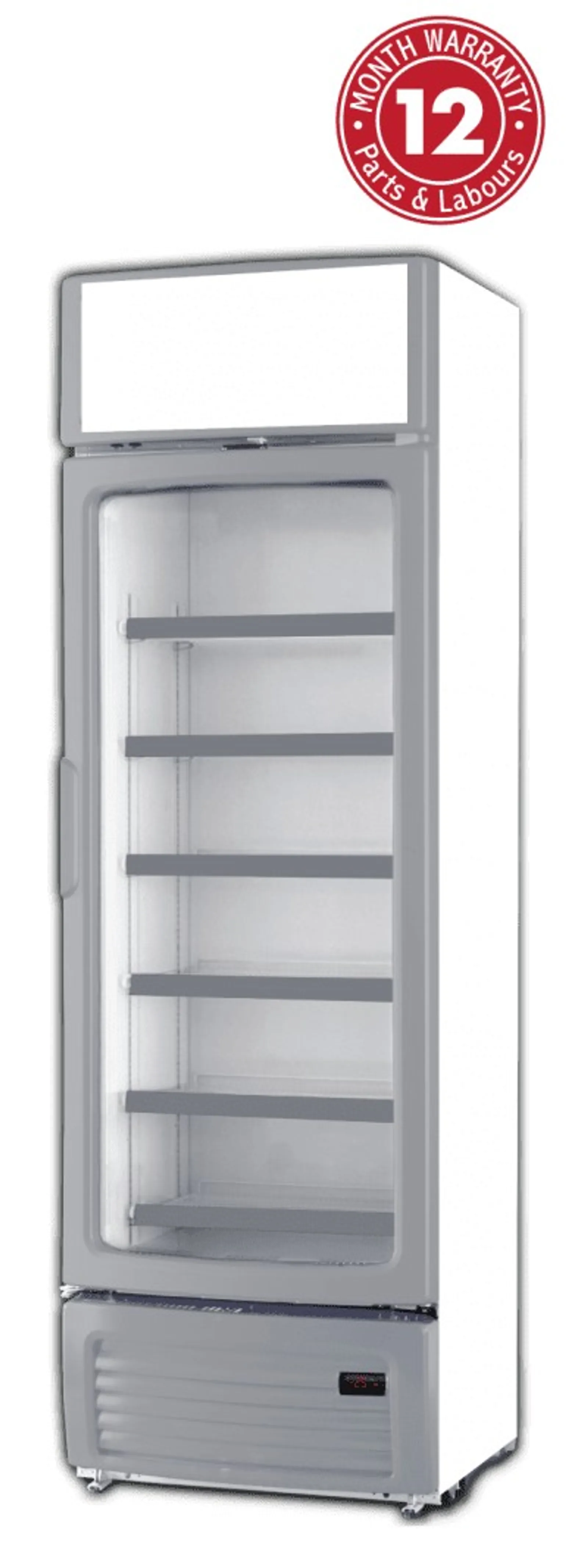 Exquisite SD370W One Glass Door Upright Display Freezers