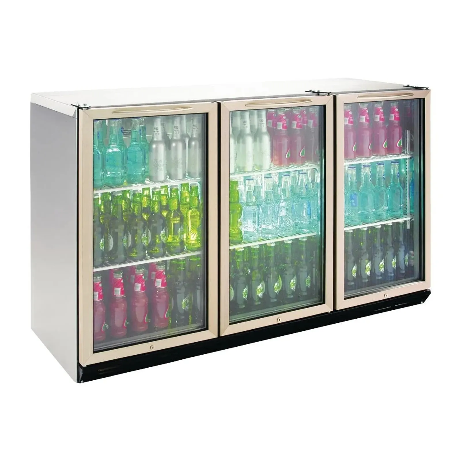 Williams BC3SS-80 - 3 Glass Door Bottle Cooler, Stainless Steel