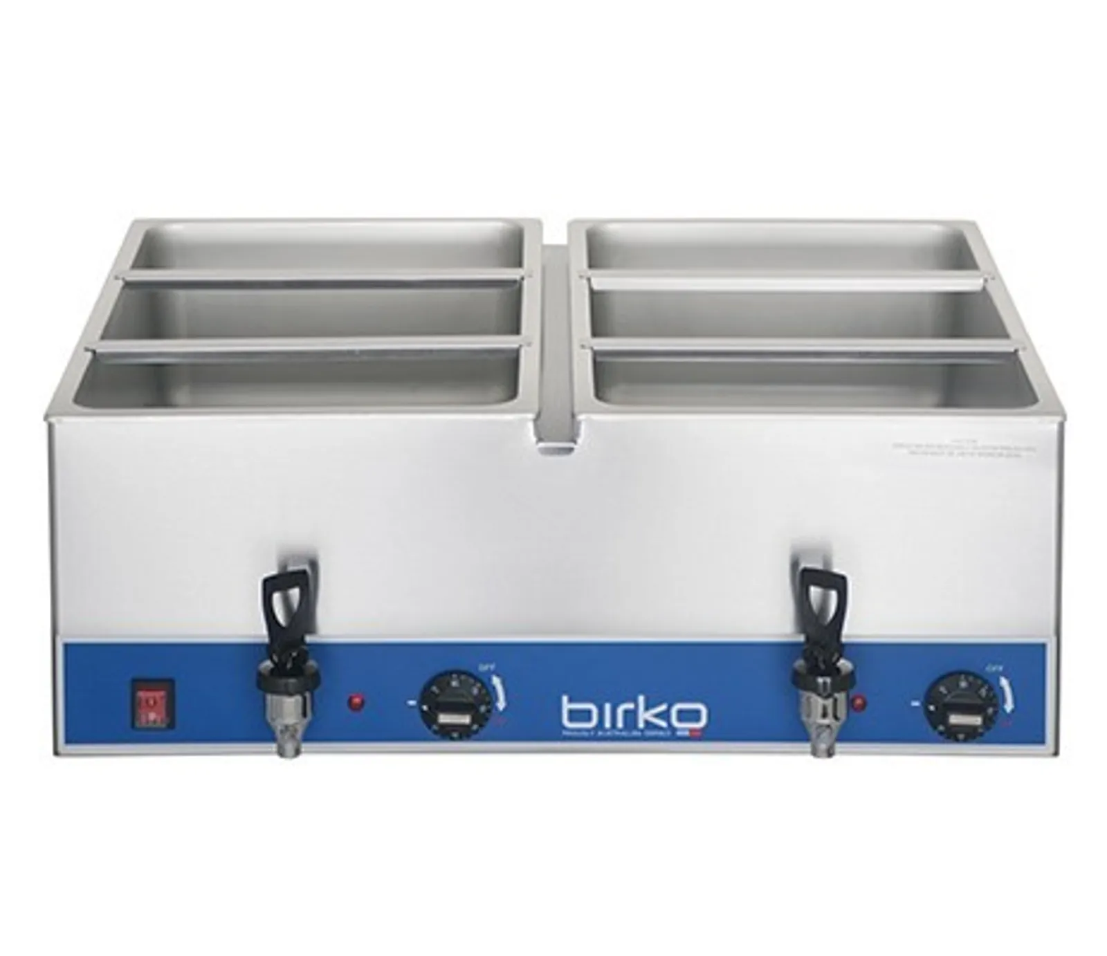 Birko 1110100 - Bain Marie Double Tap No Pans