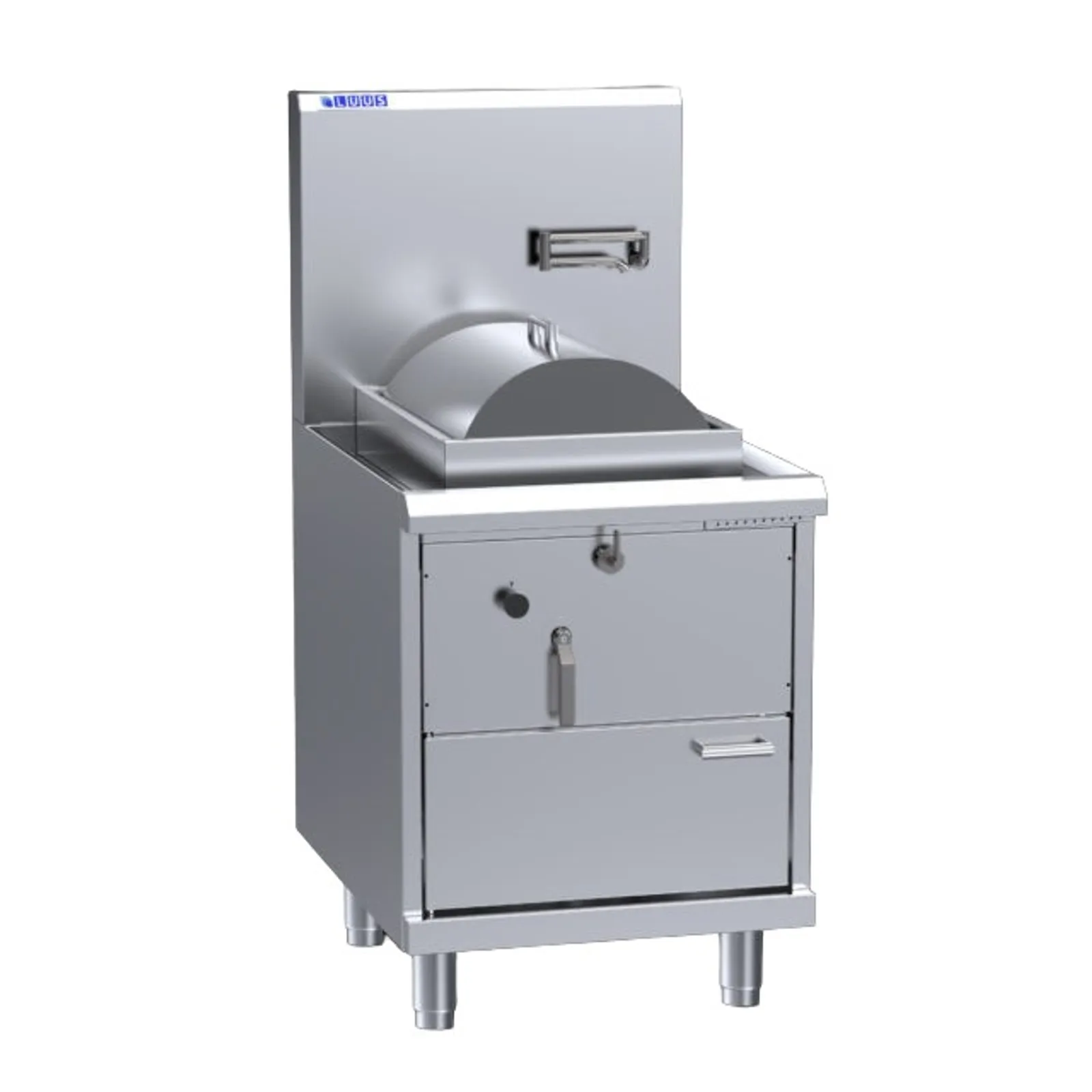 LUUS YCR-1 Auto Refill Steamer - 1 Mongolian Burner Ideal for Rice Roll/Cheung Fun