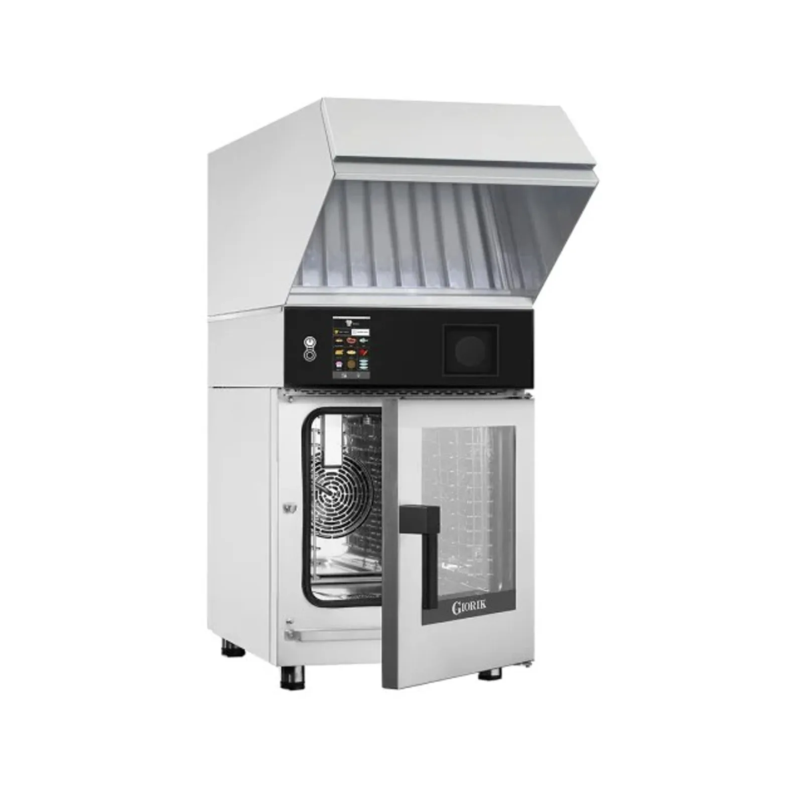 Giorik KM0623WT.H Mini-Touch - Electric Combi Oven | 6 x 2/3GN with Ventless Hood