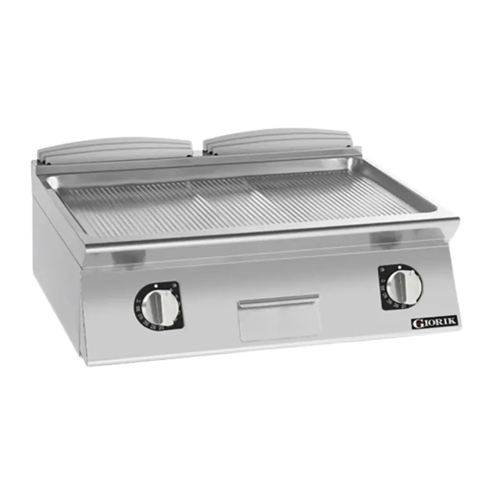 Giorik FRE741TCRXT 700 Series - Electric Frytop - 800mm Ribbed Satin Chrome Plate