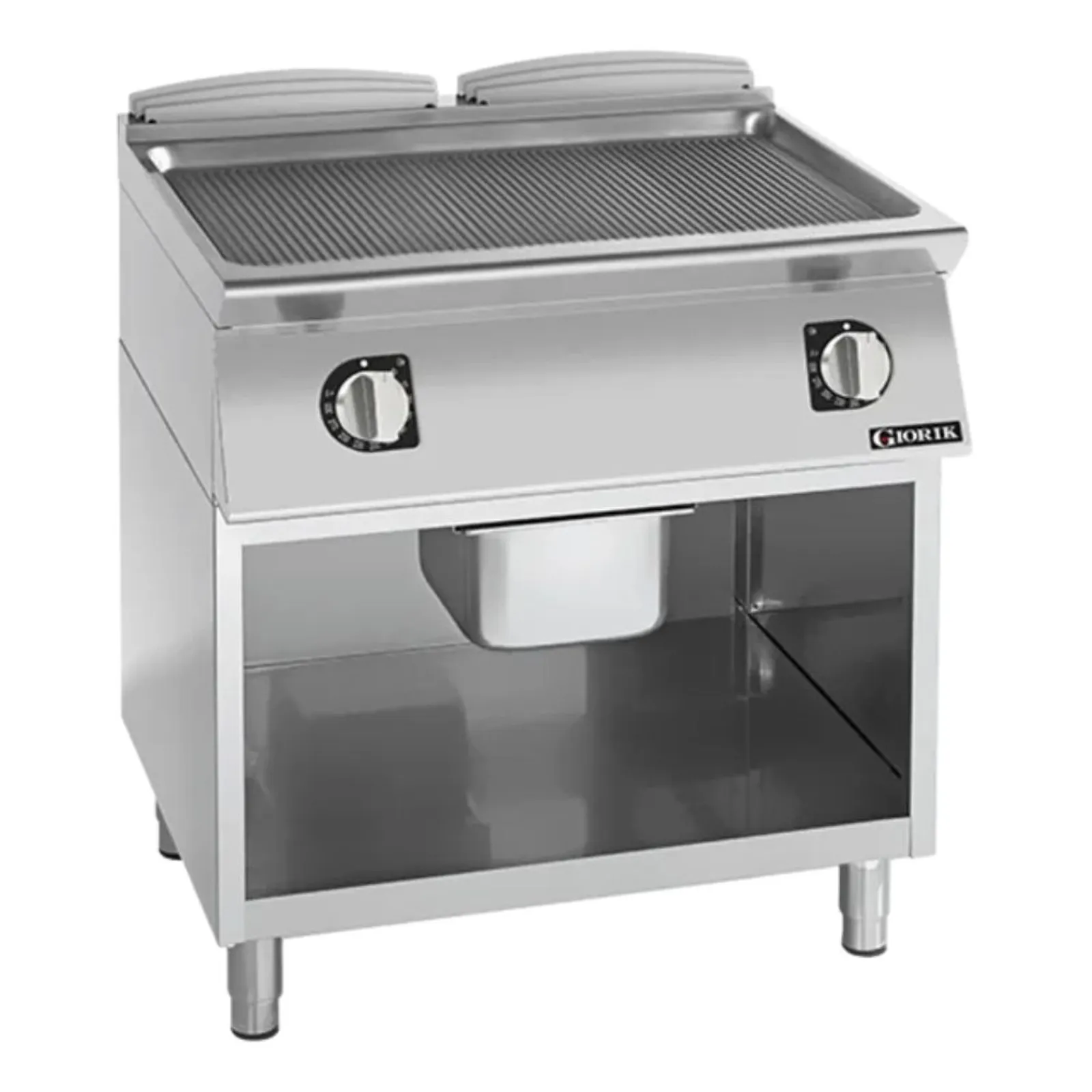 Giorik FRE741GFT 700 Series - Electric Frytop - 800mm Ribbed Mild Steel Plate