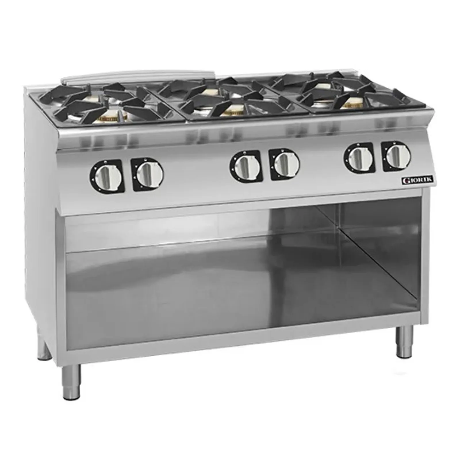 Giorik CG960GT 900 Series - Gas Boiling Top on Open Base - 6 Burners