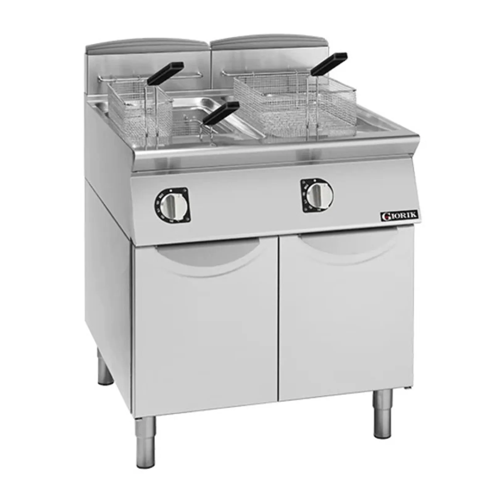 Giorik FG9821PT 900 Series - Gas Fryer Double Pan 21+21 Litre