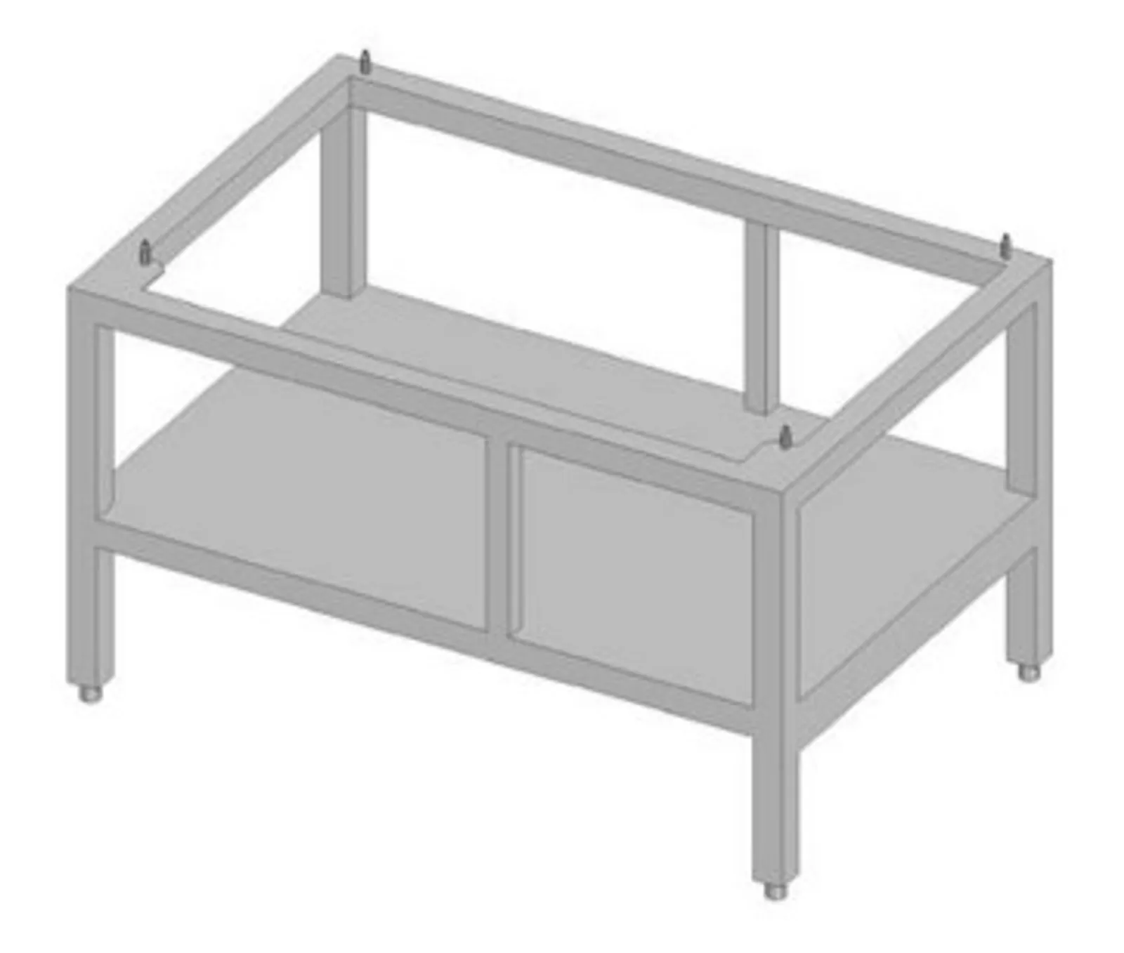 MKN 216233 - Underframe Stand for Combi Oven 6 / 10 Tray - 580mm High