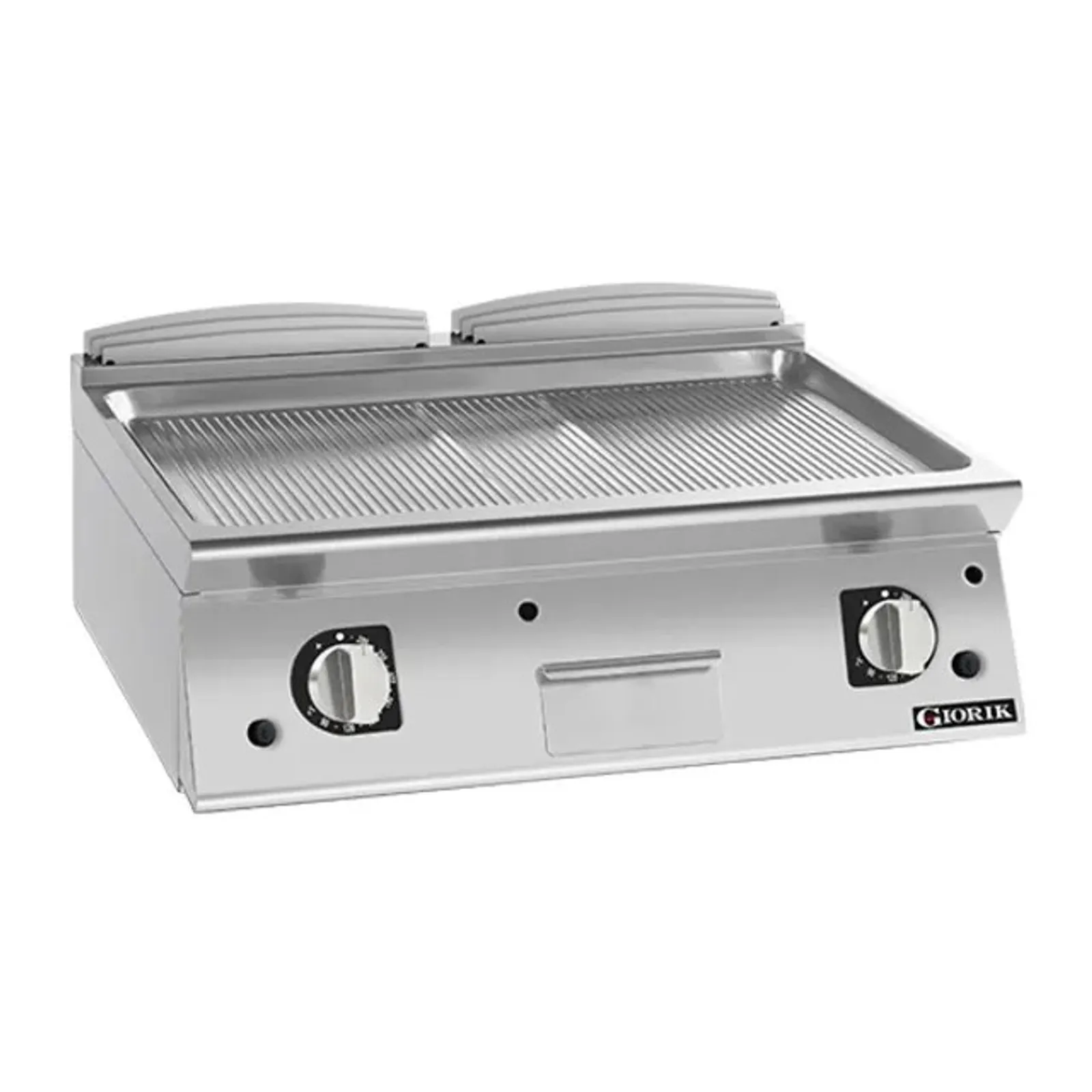 Giorik FRG941TCRXT 900 Series - Gas Frytop - 800mm Ribbed Satin Chrome Plate