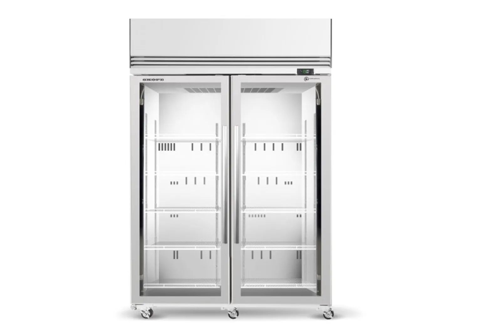 SKOPE SKFT1300N-A - 2 Glass Door Upright Display Freezer