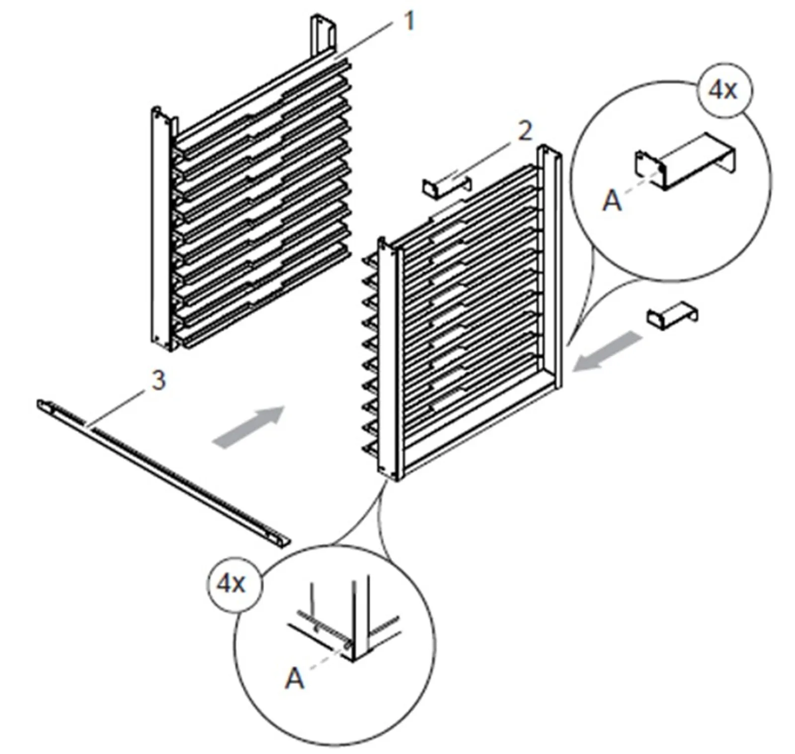 Hobart PTCM - Tray Slides to suit SFCM Base Stand