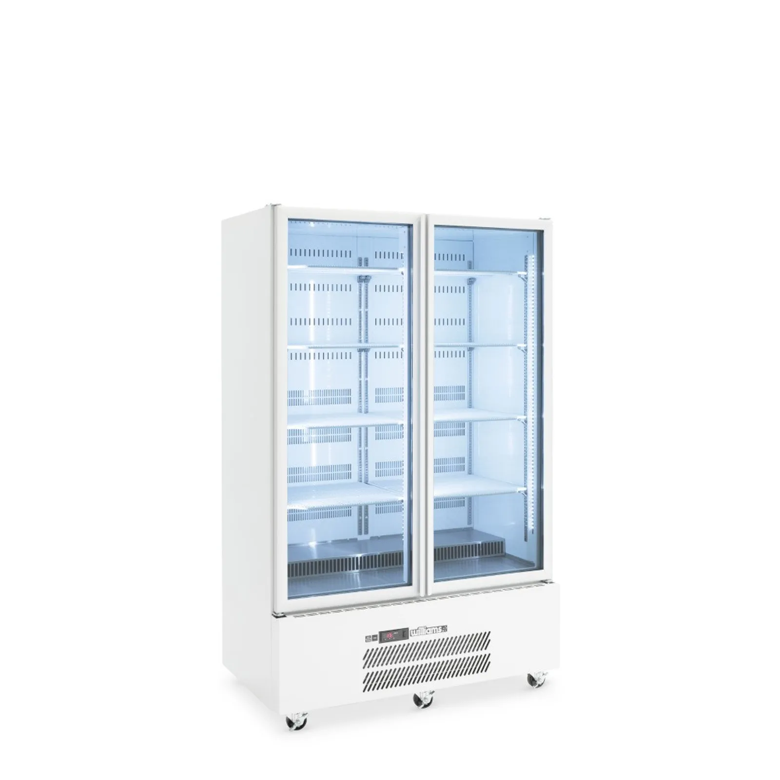 Williams HQS2GW Quartz Star - 2 Glass Door Upright Fridge