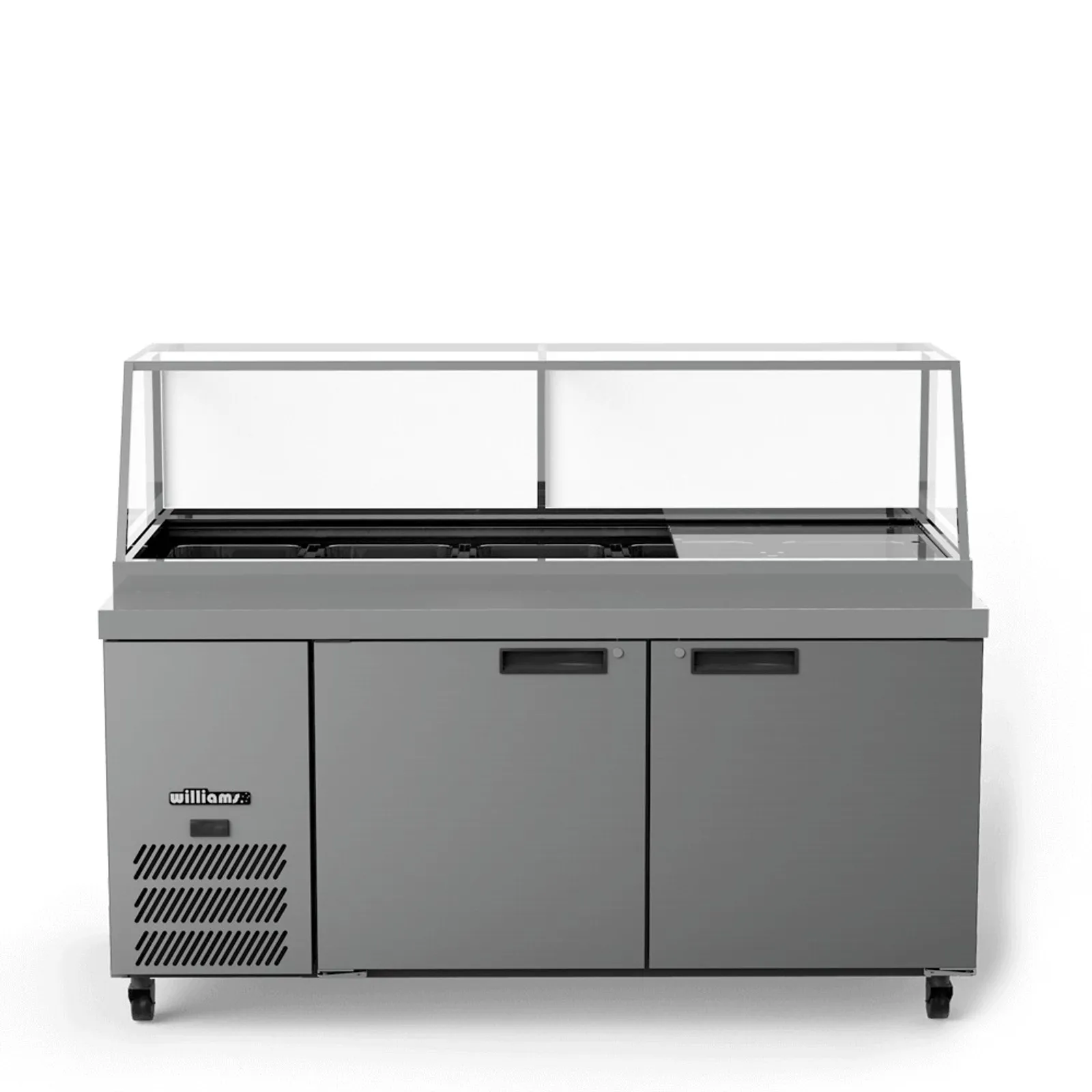 Williams HSP5UBASS Banksia - 2 Door Ingredient Prep Counter, Stainless Steel