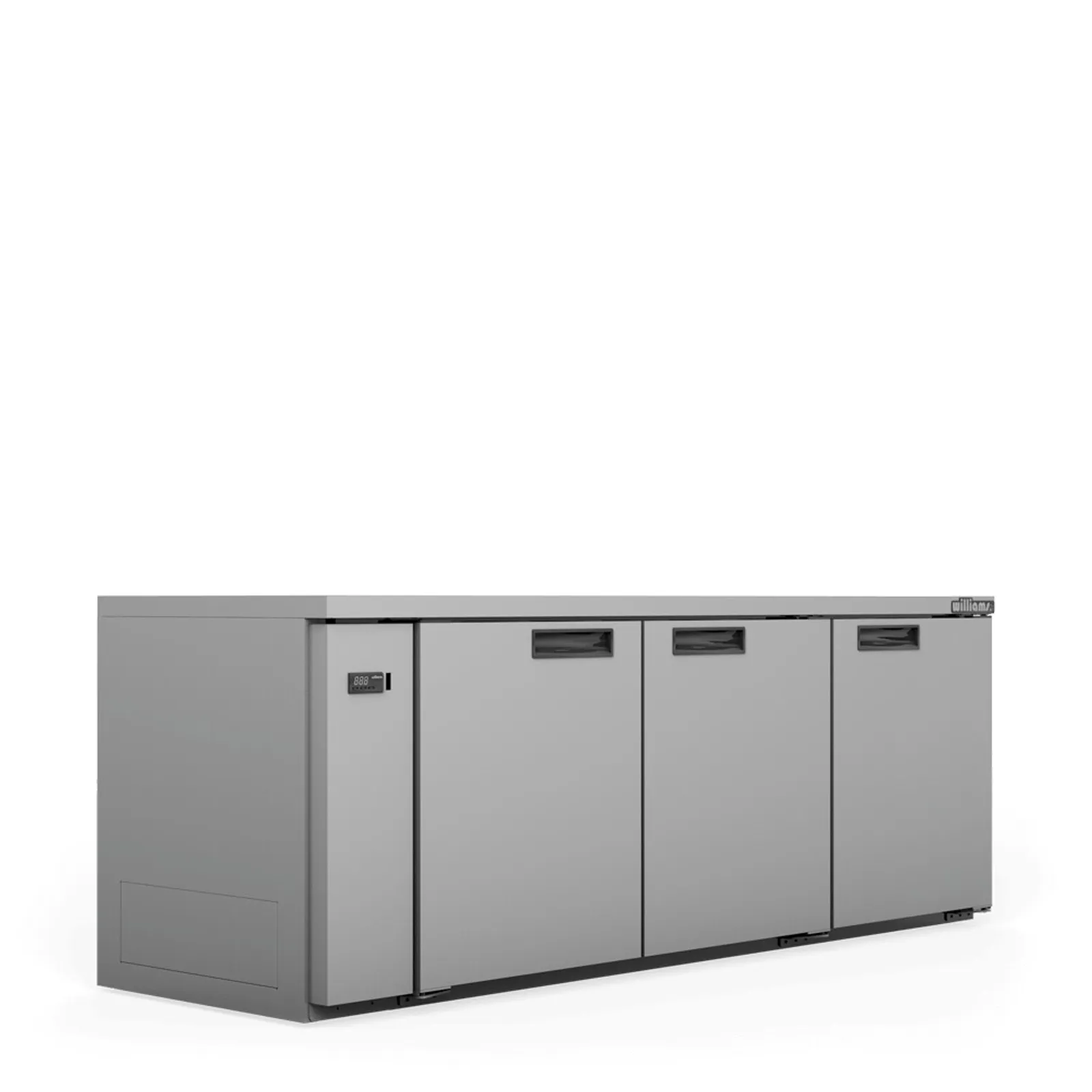 Williams HB3RSS Boronia Remote - 3 Solid Door Underbench Fridge, Stainless Steel