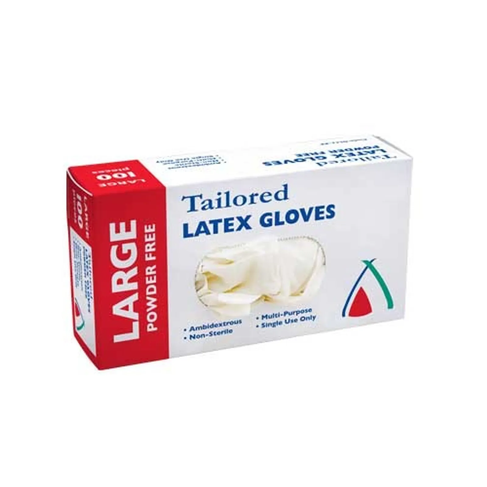 GLLL-PF - Natural Latex Gloves - Powder Free, Large, 1000/ctn