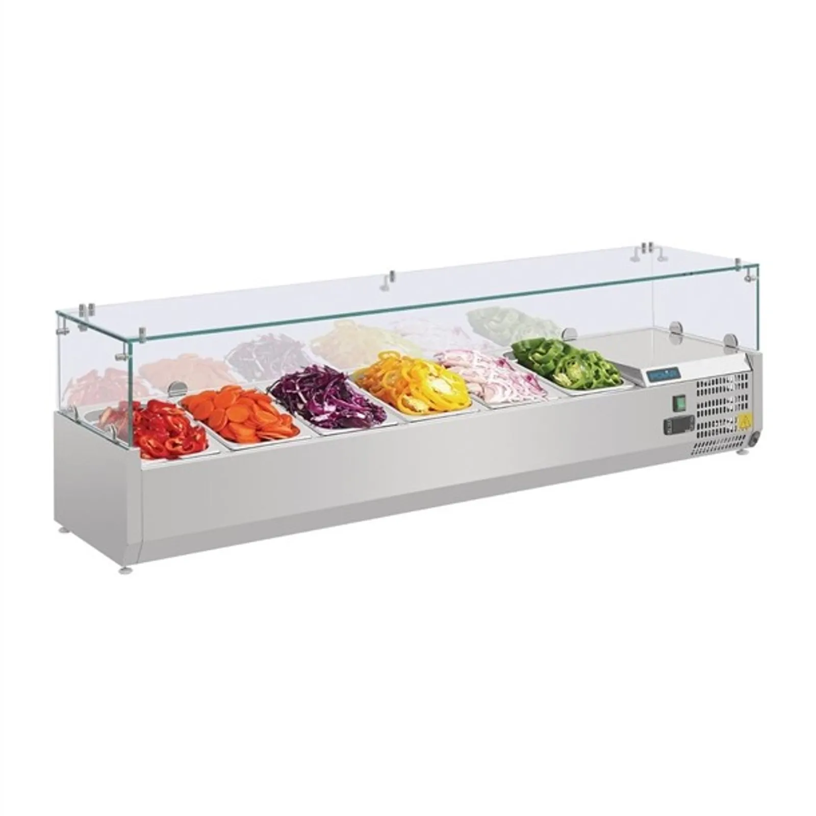 Polar AB090-A G-Series - Countertop Prep Fridge 6x 1/4GN