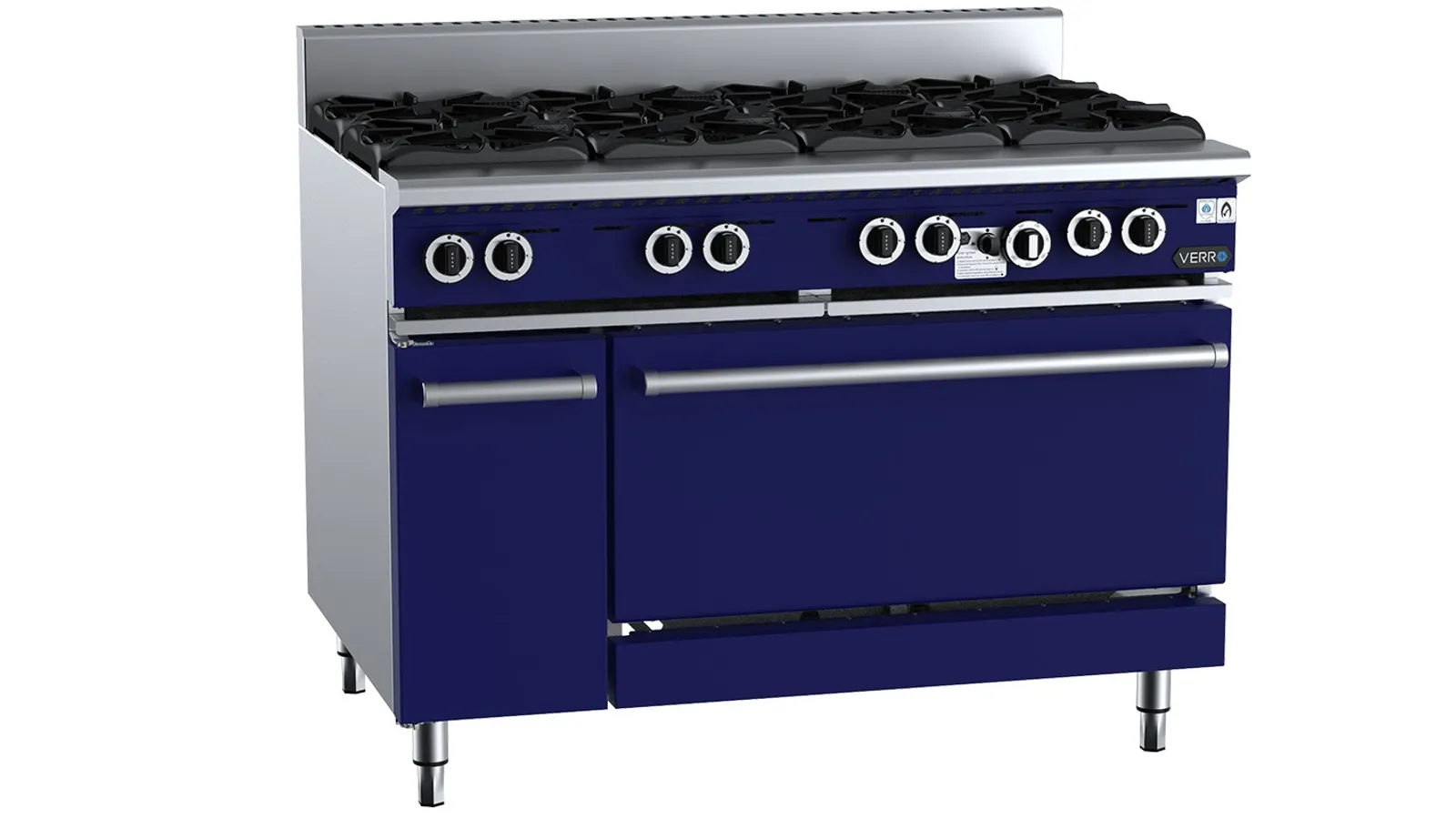 VERRO VOV-SB8 - Eight Burner Oven w/ 300mm Storage Cabinet