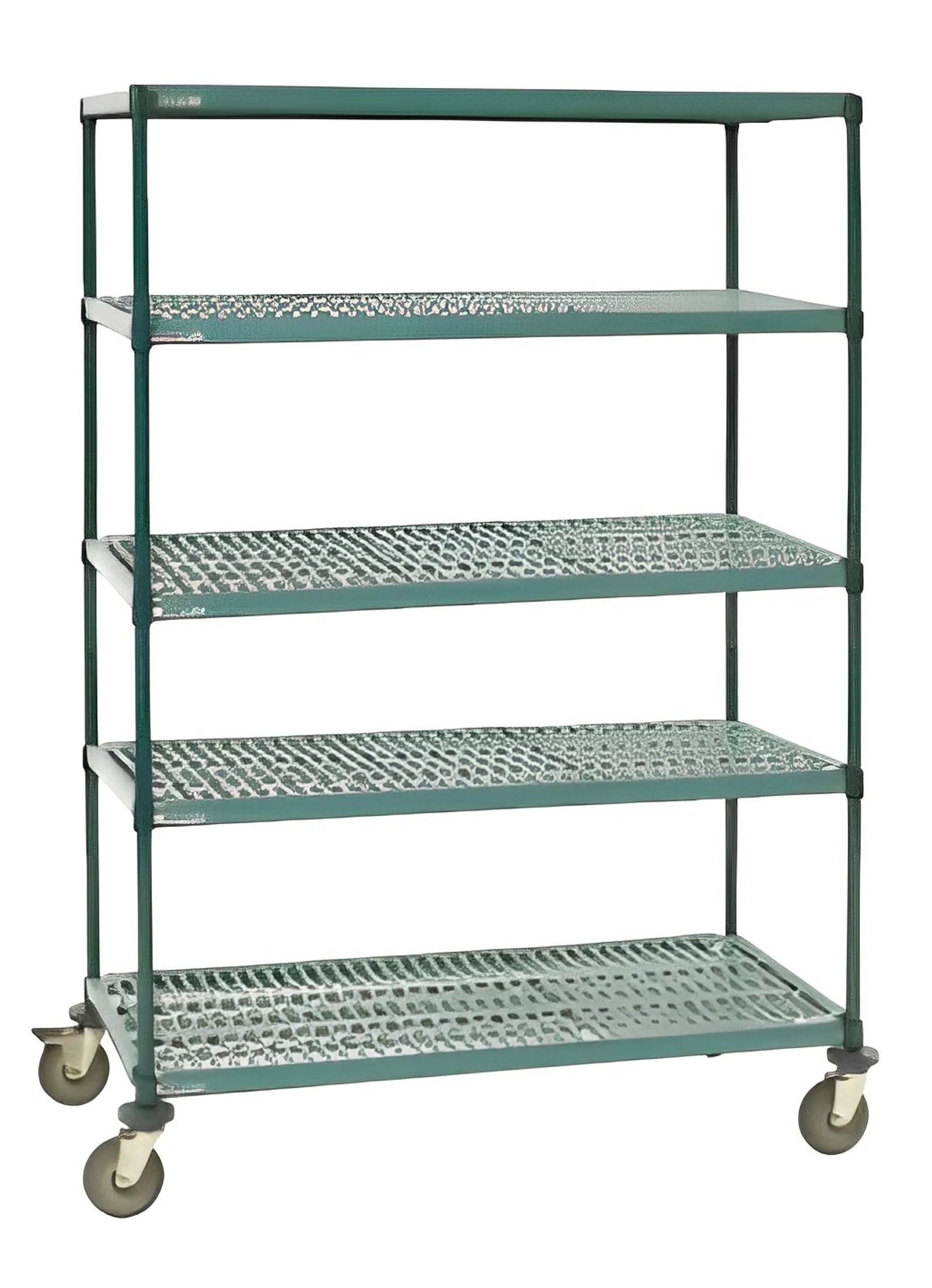 Metro PR.M5T68 Super Erecta PRO - Mobile 5 Tier Polymer Mat Shelving