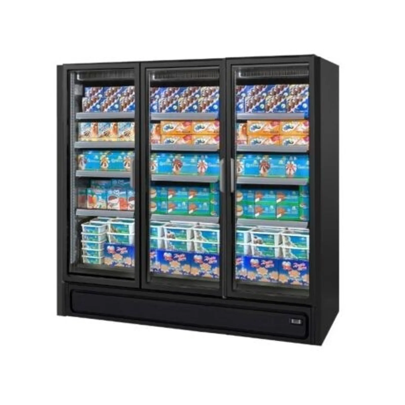 Bonnet Neve Multi-Fresh Efficia 188 - 3 Door Chiller with Value Door