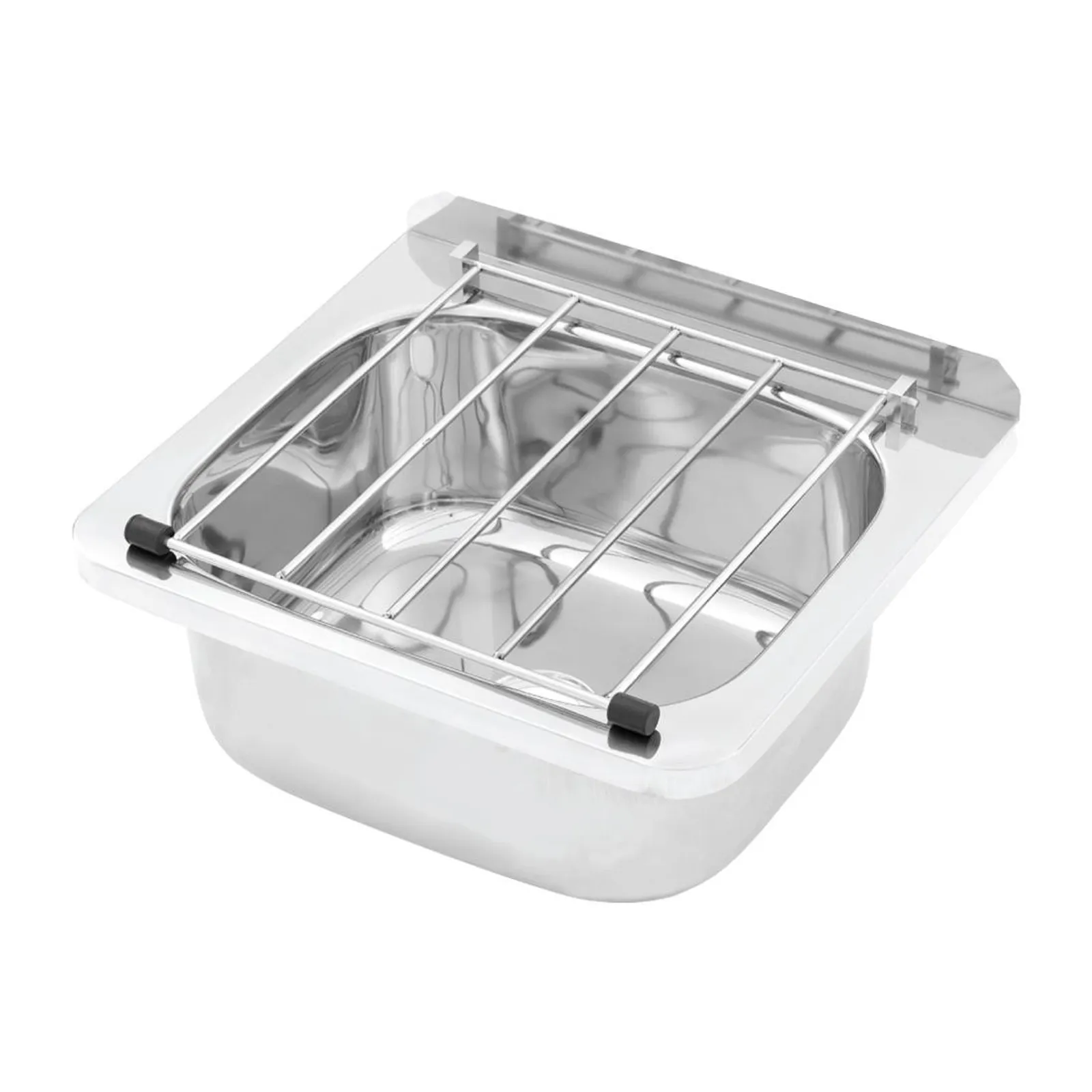 3Monkeez AB-CS-L - Cleaners Sink with Grate and Adjustable Legs