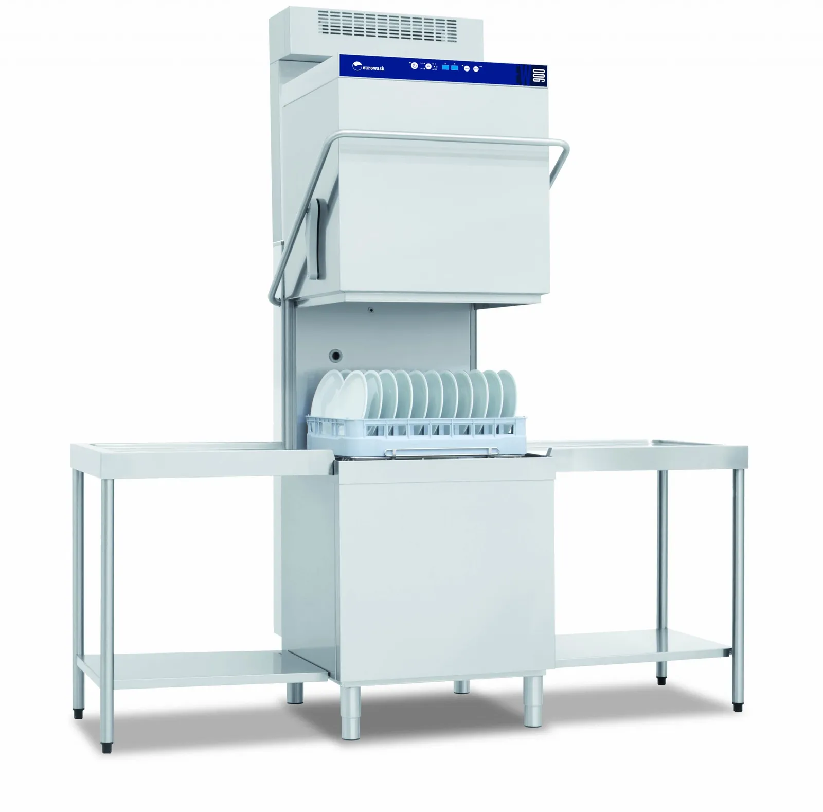 Eurowash EW900R - High-Capacity Passthrough Dishwasher with Heat Recovery