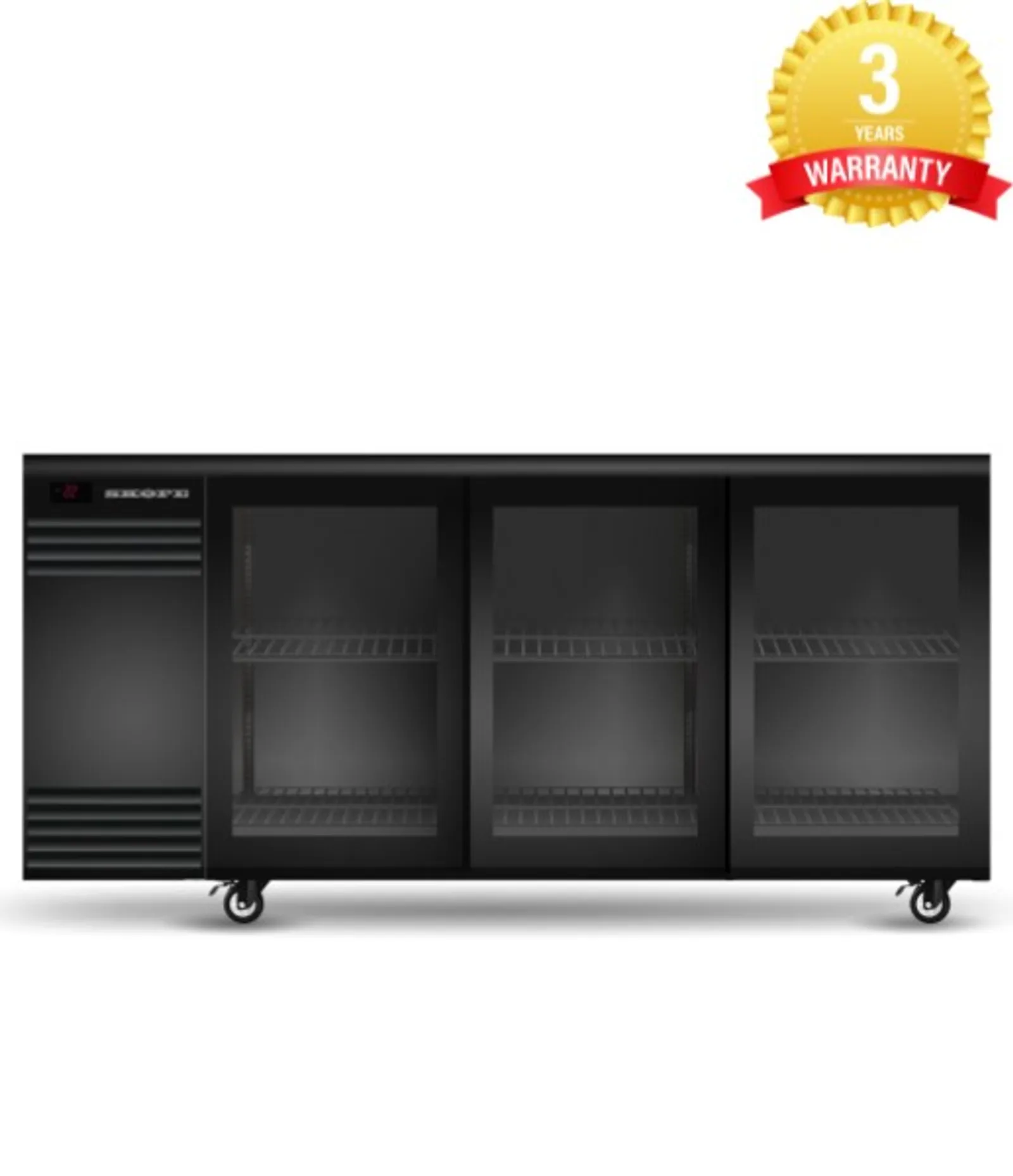 Skope BB.3.GSL BackBar 3 Glass Sliding Door Fridge