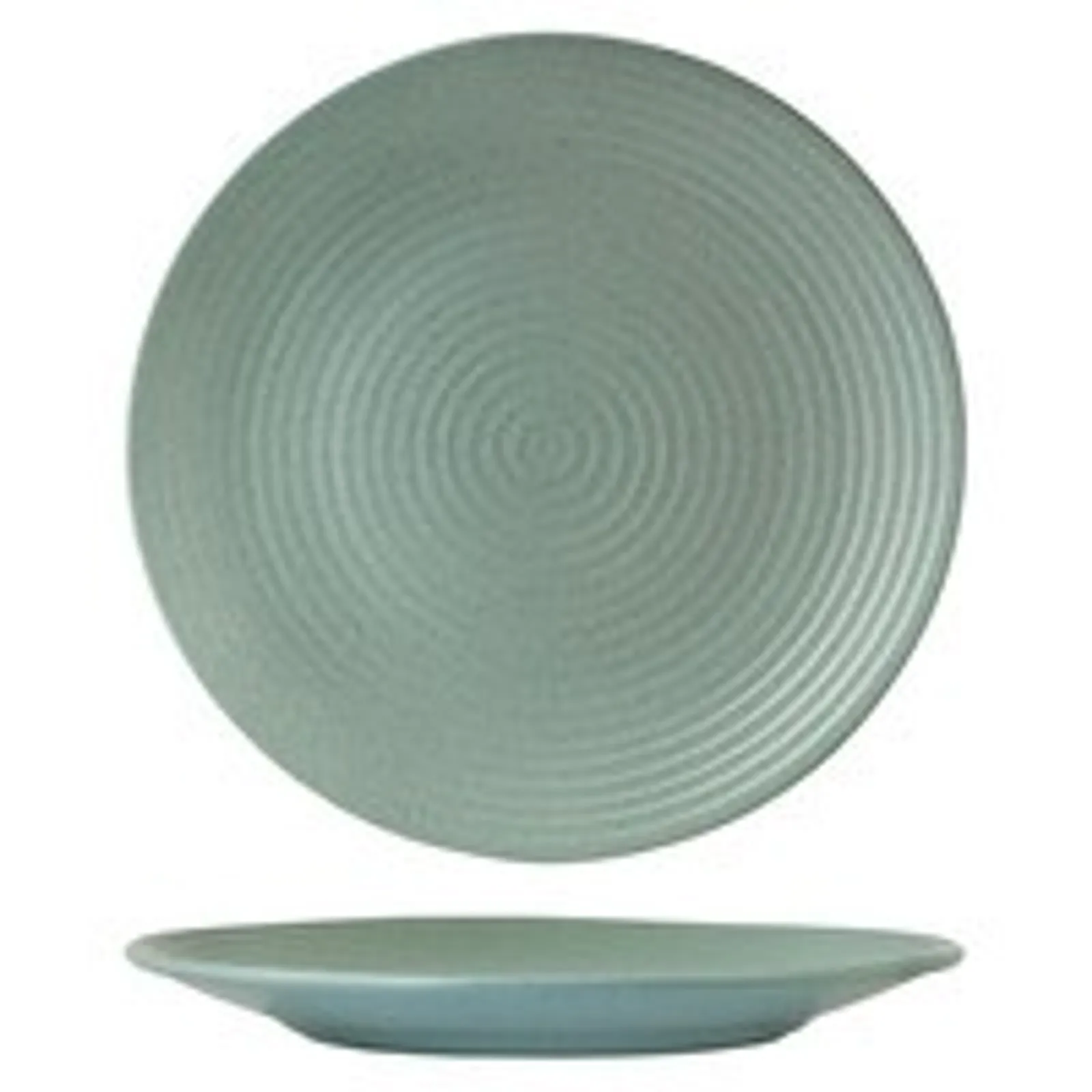 Zuma 90473 - Ribbed Round Plate Mint 310mm (Pack of 6)