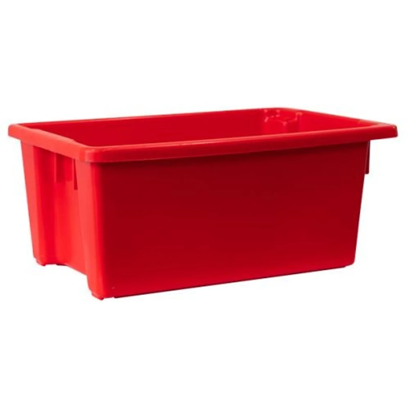 Butchers Tubs MP10RED - 52L Food Grade Plastic Crate Red