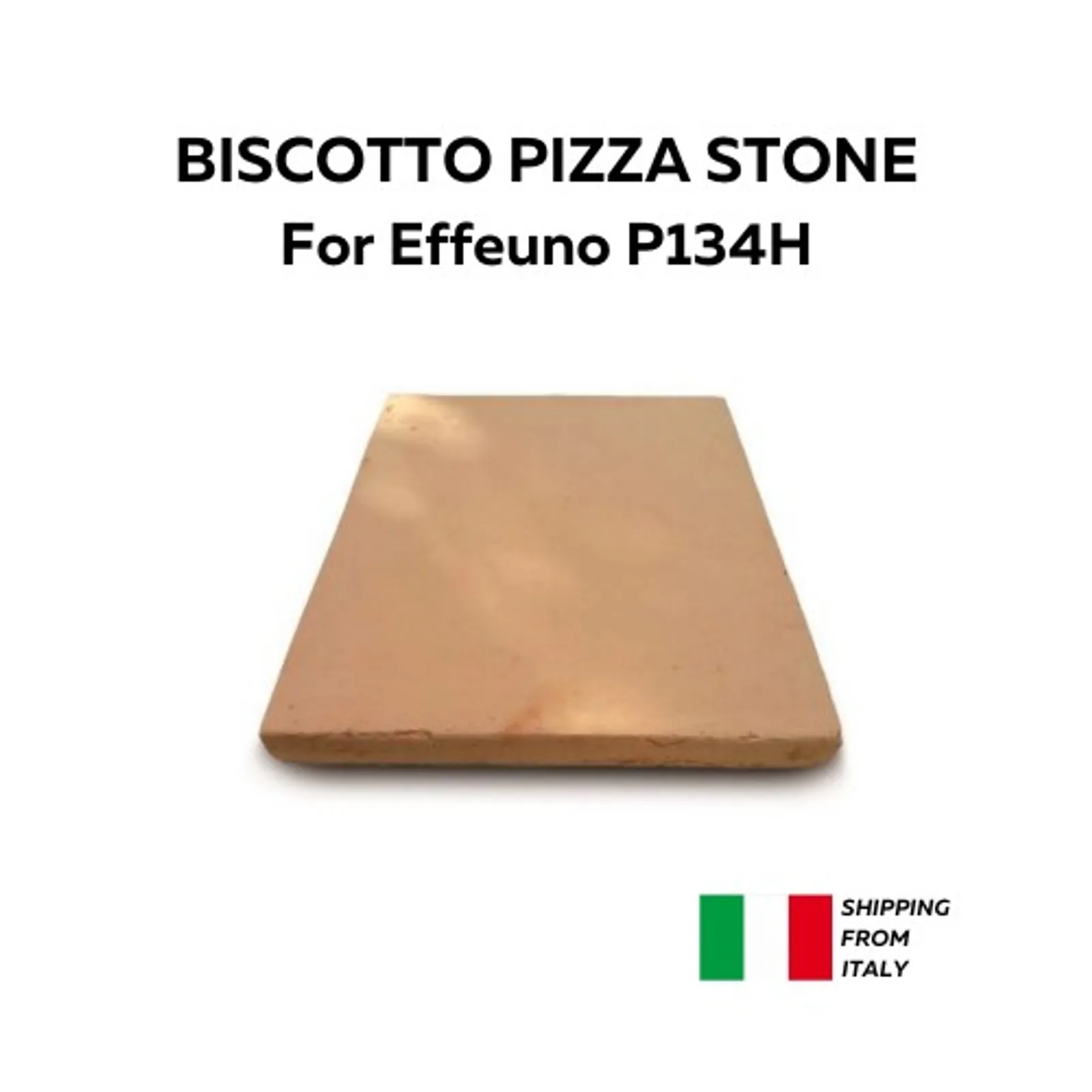 Biscotto Pizza Stone for Effeuno P134H 39.5x34.5x3.2cm