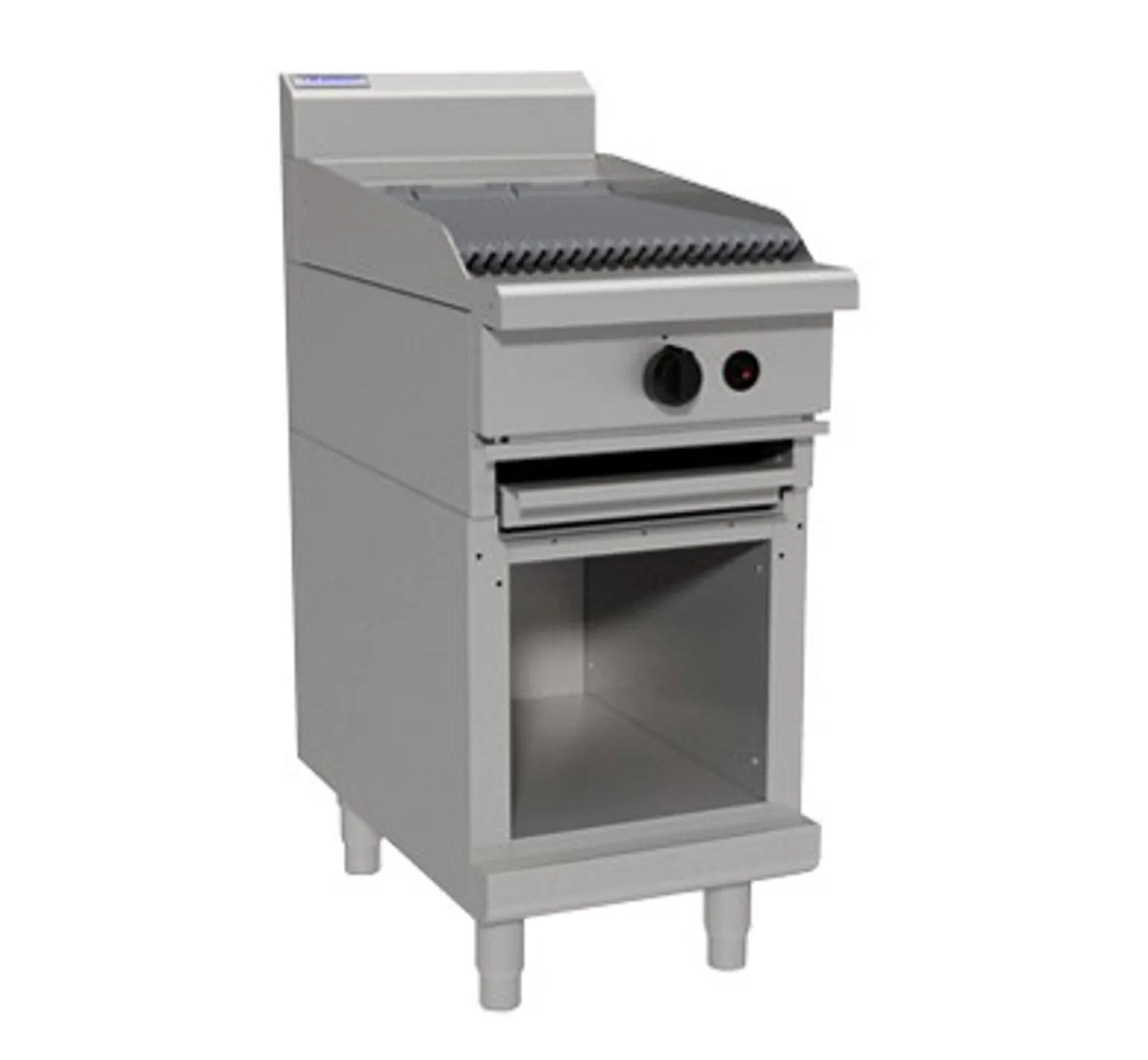Waldorf 800 CHL8450G-CB - 450mm Gas Chargrill Low Back Version - Cabinet Base