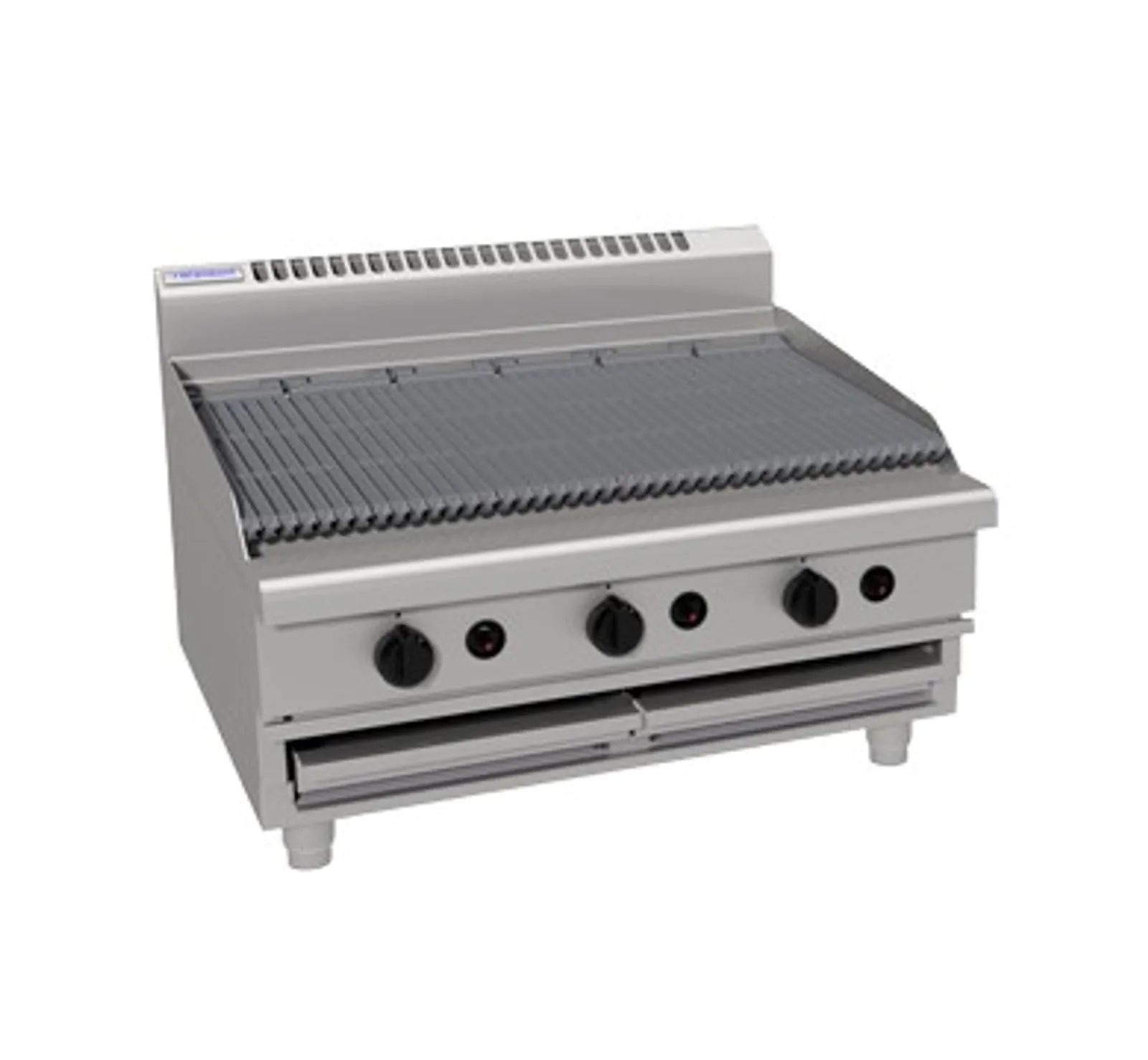 Waldorf 800 CH8900G-B - 900mm Gas Chargrill Bench Model