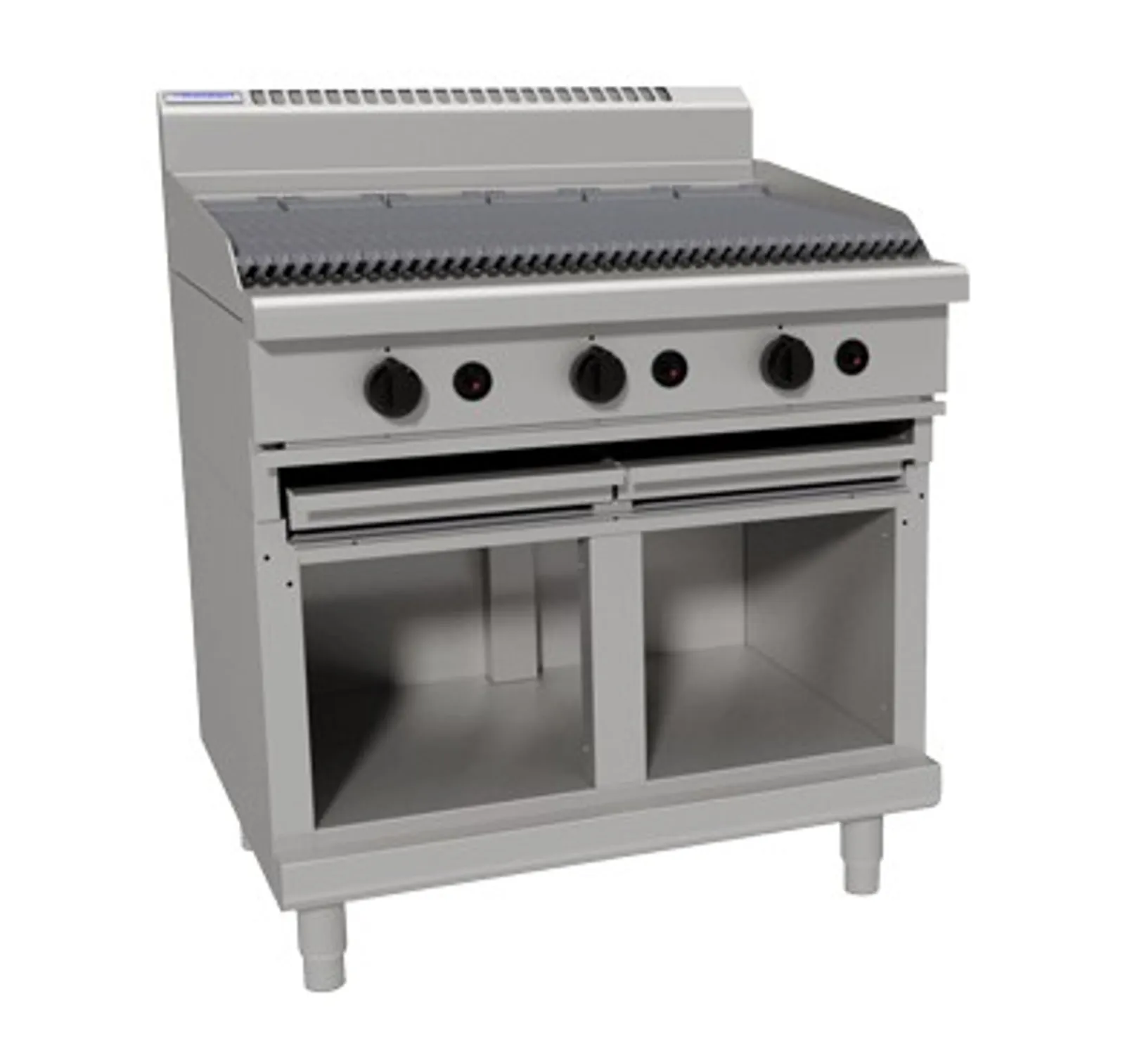 Waldorf 800 CH8900G-CB - 900mm Gas Chargrill - Cabinet Base