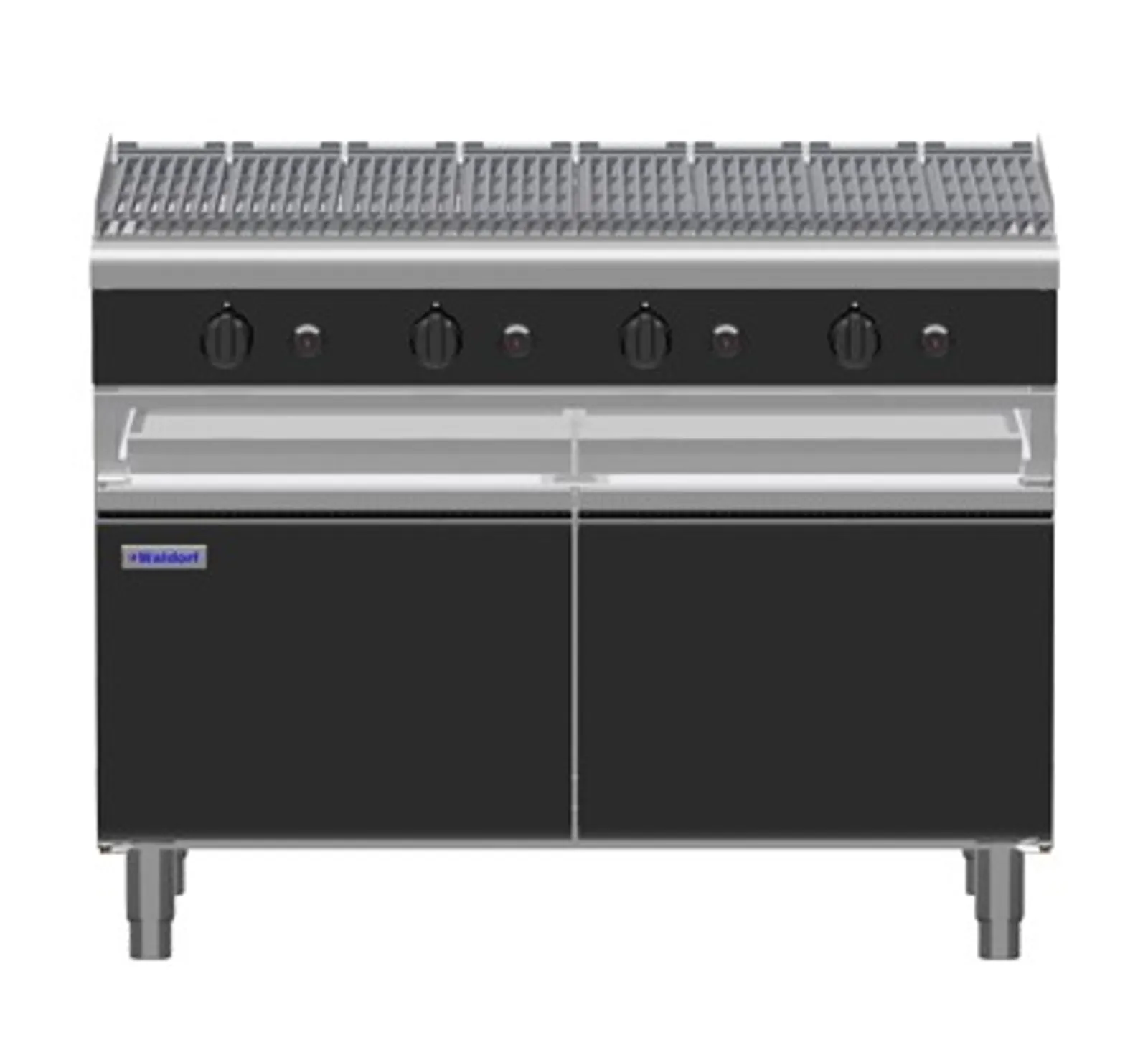 Waldorf Bold CHB8120G-CD - 1200mm Gas Chargrill - Cabinet Base