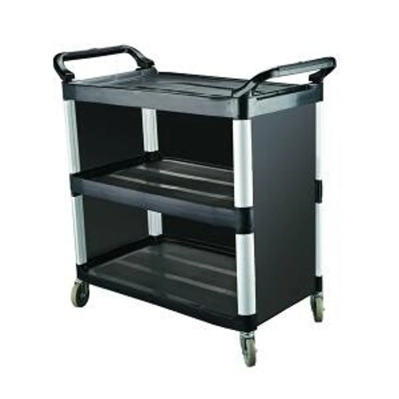 Caterrax TR-135 - Black Plastic Utility Trolley