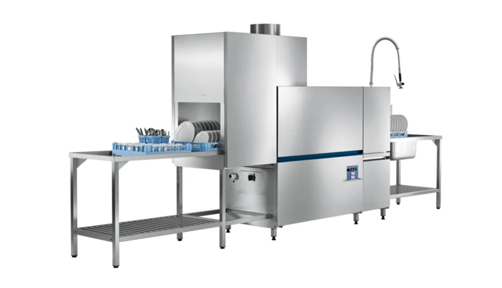 Hobart CS-E-A-90-20 - Conveyor Dishwasher 135/200 Rack per Hour